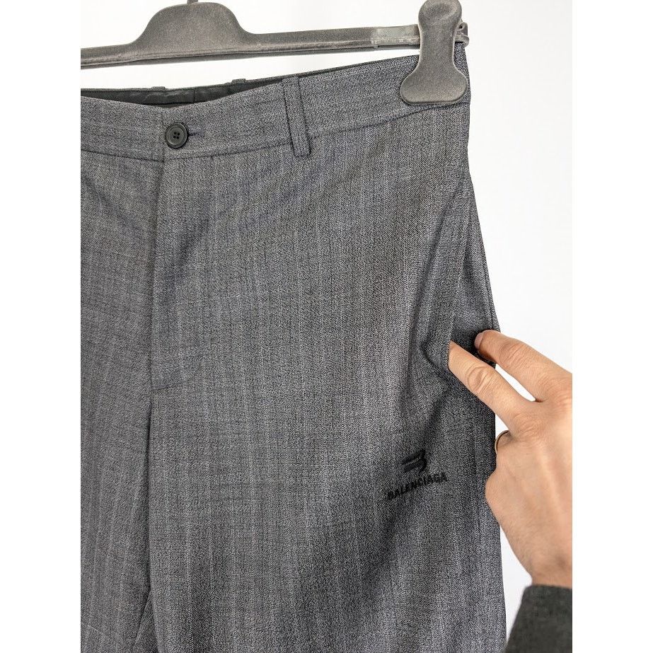Balenciaga o1rshd1 Super Prince Of Wales Classic Pants in Grey Size US 30 / EU 46 - 8 Thumbnail