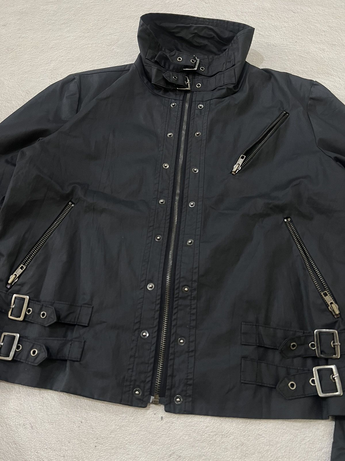 If Six Was Nine 2000s Japanese Vkei Napoleon Gimmick Bondage Biker y2k Lgb Size US M / EU 48-50 / 2 - 2 Thumbnail
