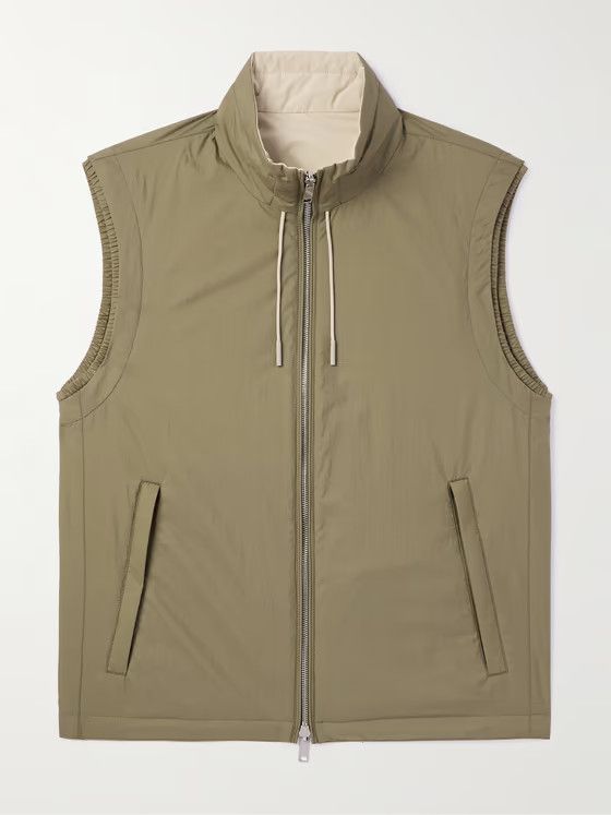 Ermenegildo Zegna o1s1rm0225 RUDT15 Vest in Khaki Size US M / EU 48-50 / 2 - 1 Thumbnail