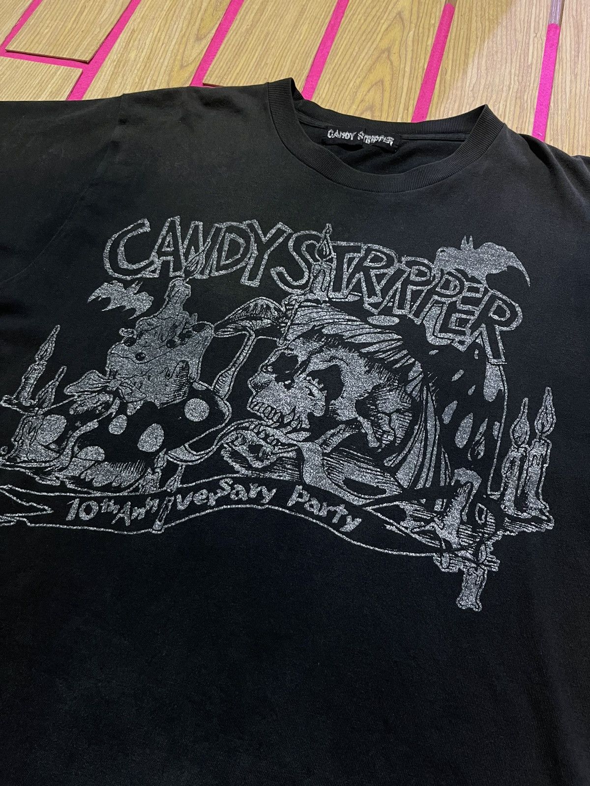 If Six Was Nine Y2K CANDY SITRRPER short sleeve tshirt picture skull vintage Size US M / EU 48-50 / 2 - 3 Thumbnail