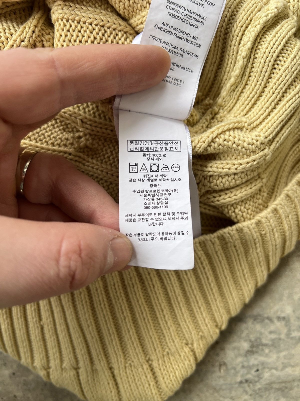 Polo Ralph Lauren Polo Ralph Lauren Cable Knit Sweater Size L / US 10 / IT 46 - 8 Thumbnail