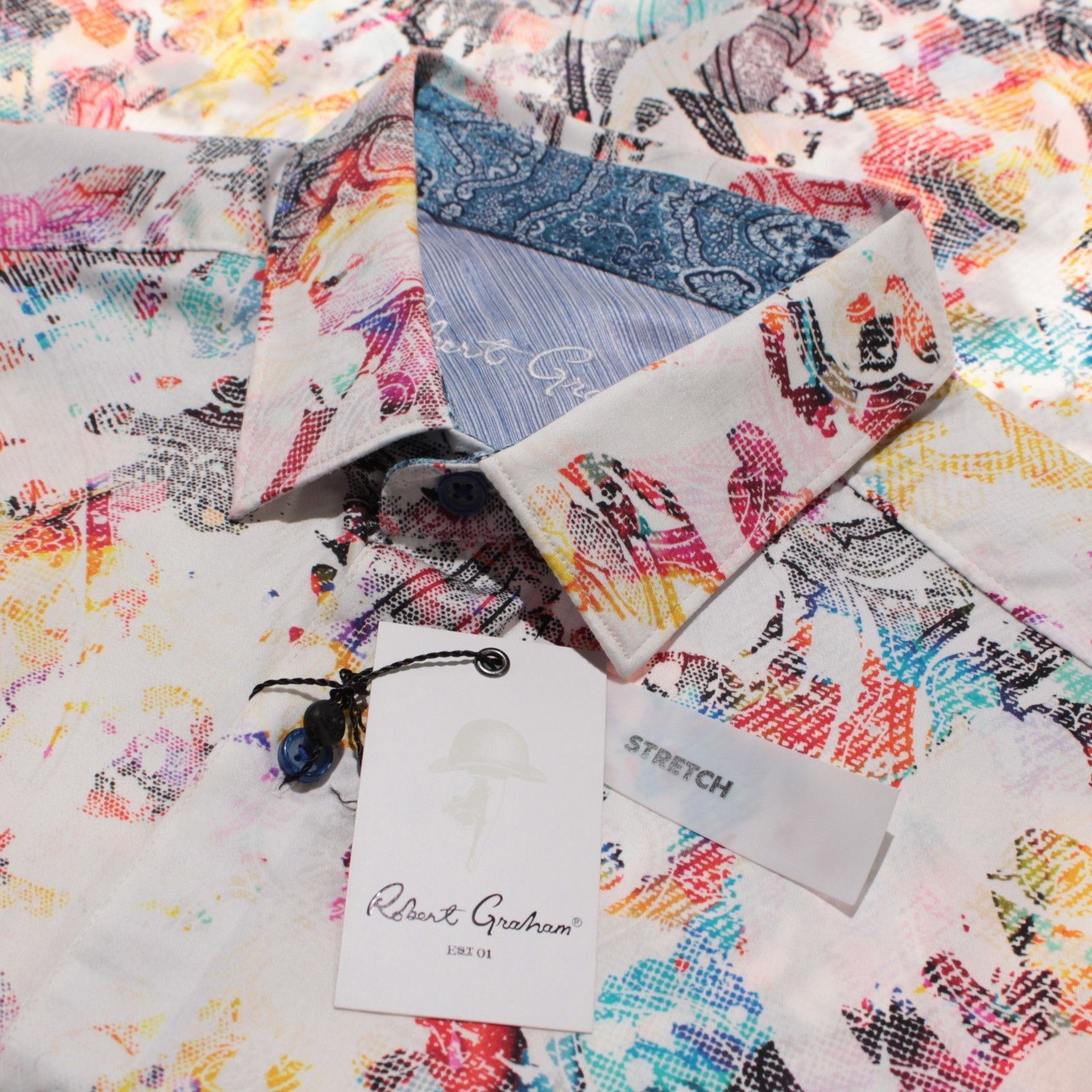 Robert Graham Robert Graham New with tags Shirt Size L US In White Size US L / EU 52-54 / 3 - 1 Thumbnail
