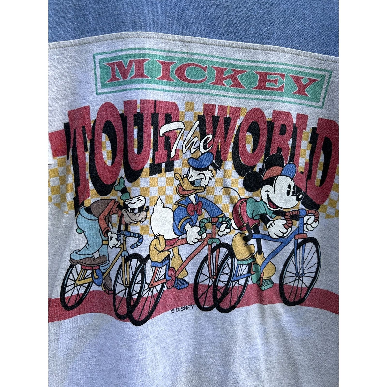 Disney Vintage Mickey Unlimited Tour The World AOP Disney T-Shirt Size US L / EU 52-54 / 3 - 2 Thumbnail
