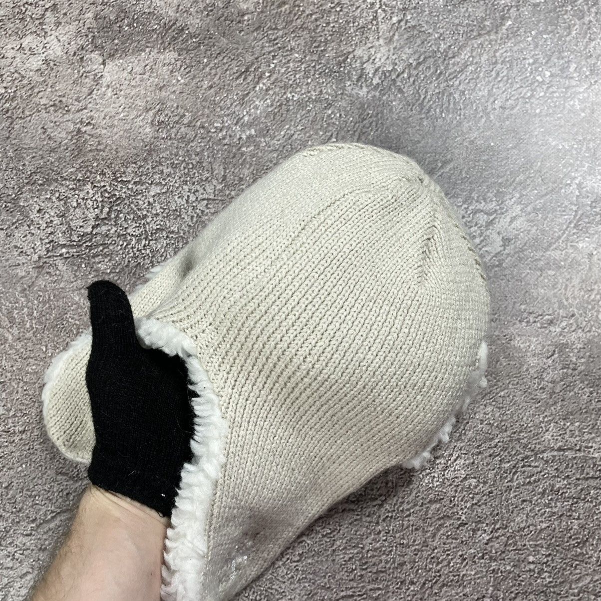 Vintage Vintage 90s Mohair Beanie Fuzzy Knit Alt Grunge Slim Logo OS Size ONE SIZE - 6 Thumbnail