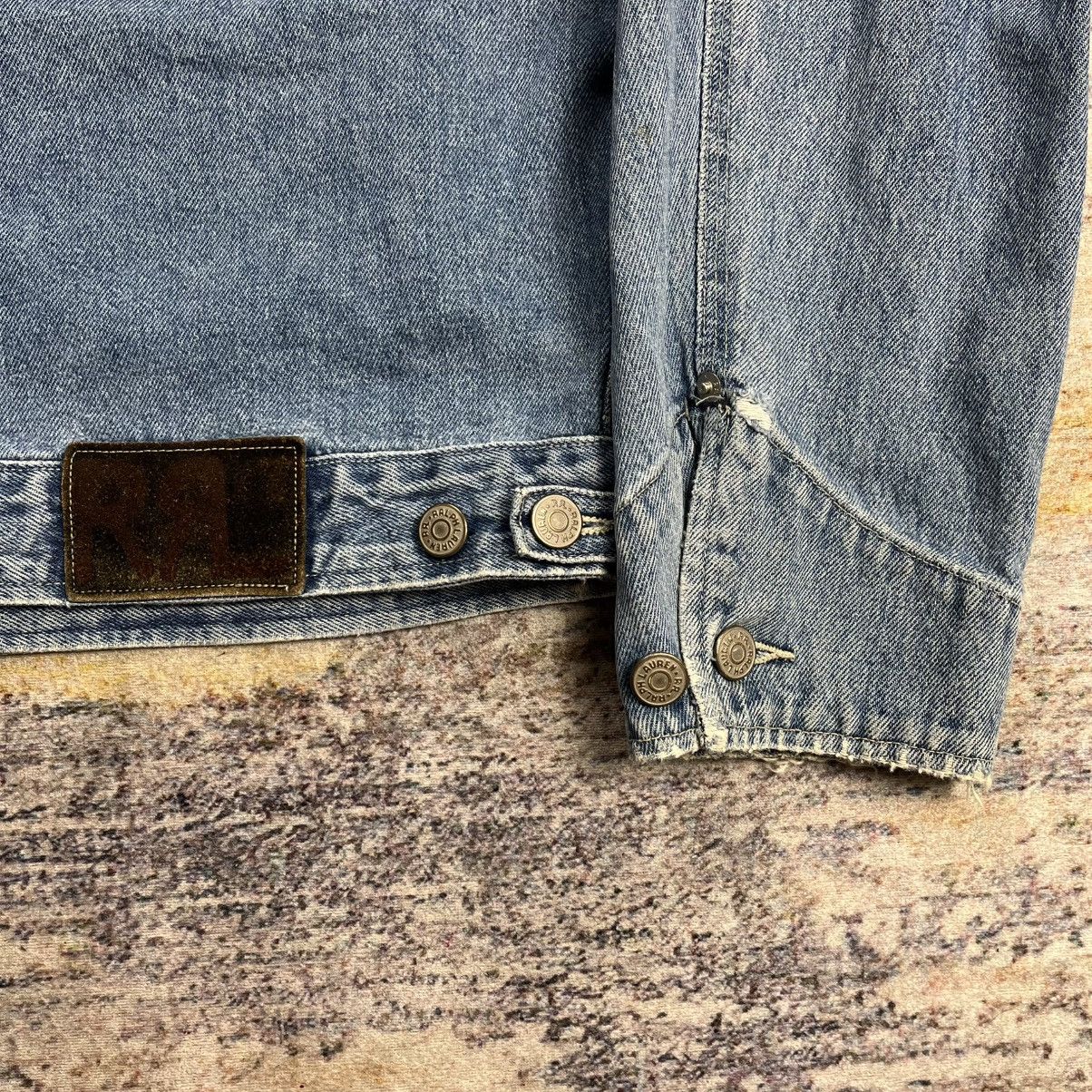 RRL Ralph Lauren Vintage 90s Rrl Ralph Lauren denim jacket Size US L / EU 52-54 / 3 - 6 Thumbnail
