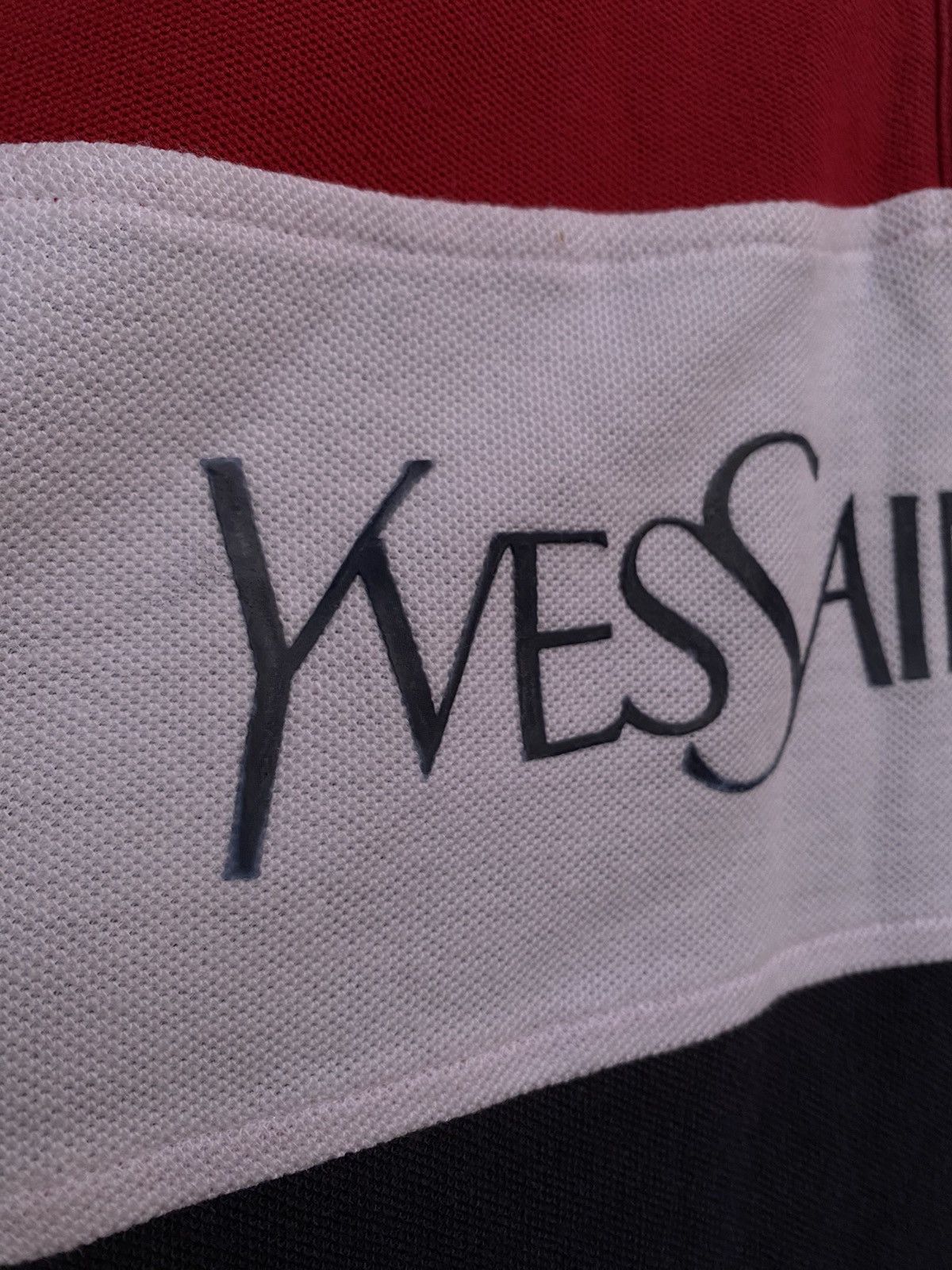 Yves Saint Laurent Big Logo YSL Polo Shirt Size US L / EU 52-54 / 3 - 5 Thumbnail