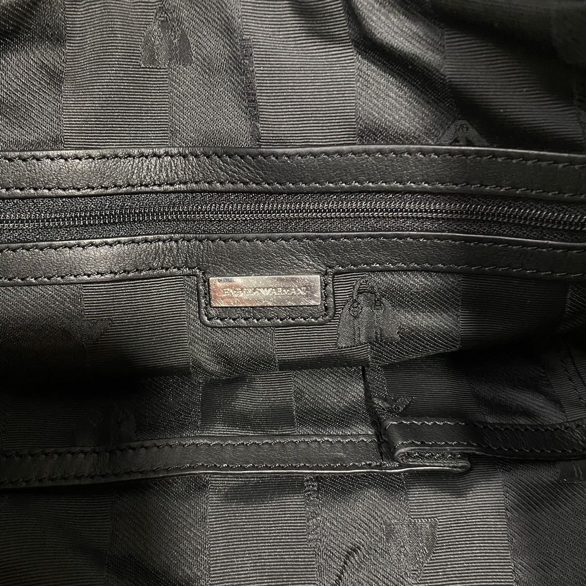 Emporio Armani EMPORIO ARMANI Black Quilted Tote Bag Size ONE SIZE - 8 Thumbnail