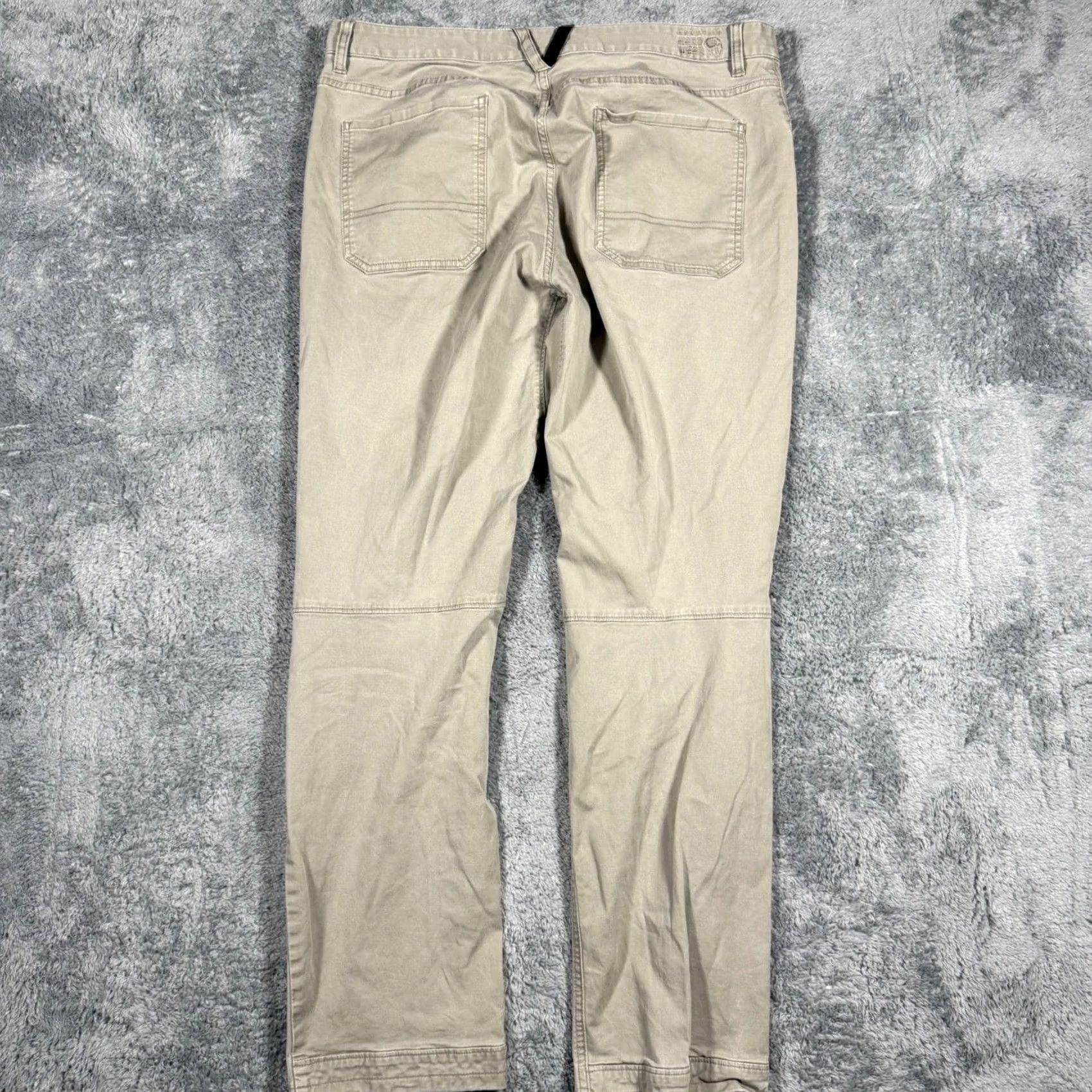 Mountain Hardwear Mountain Hardwear Pants Khaki Mens Size 36x32 Cargo Outdoor Workwear Flat Front Zipper Button Pockets Stretch Canvas Beige Size US 36 / EU 52 - 4 Thumbnail