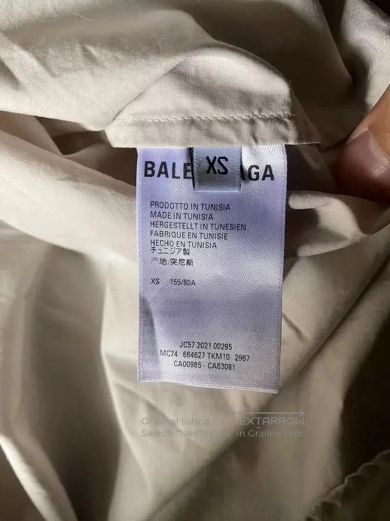 Balenciaga Balenciaga Paris Wave Print Short Sleeve Shirt. Size US XS / EU 42 / 0 - 5 Thumbnail