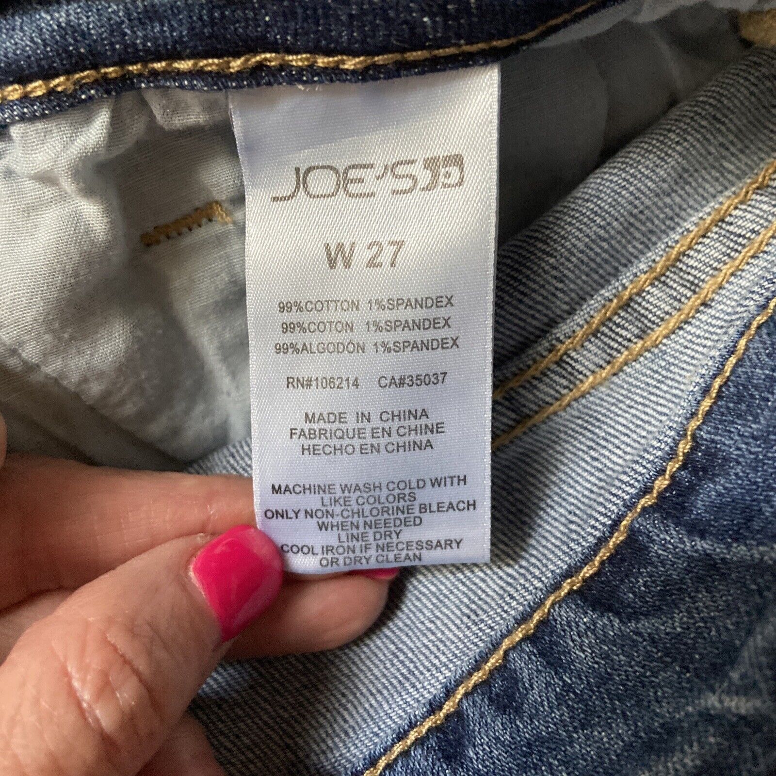 Joe's Joe's Jeans Frayed Denim Cut-Off Shorts Fae 27 NWOT Size 27" / US 4 / IT 40 - 6 Thumbnail