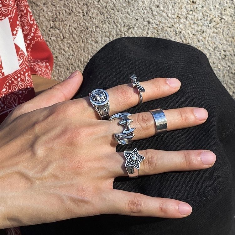 Jewelry Crazy Jewelry Rings Open Size Chrome Ring (Size 7-13) Size ONE SIZE - 1 Thumbnail