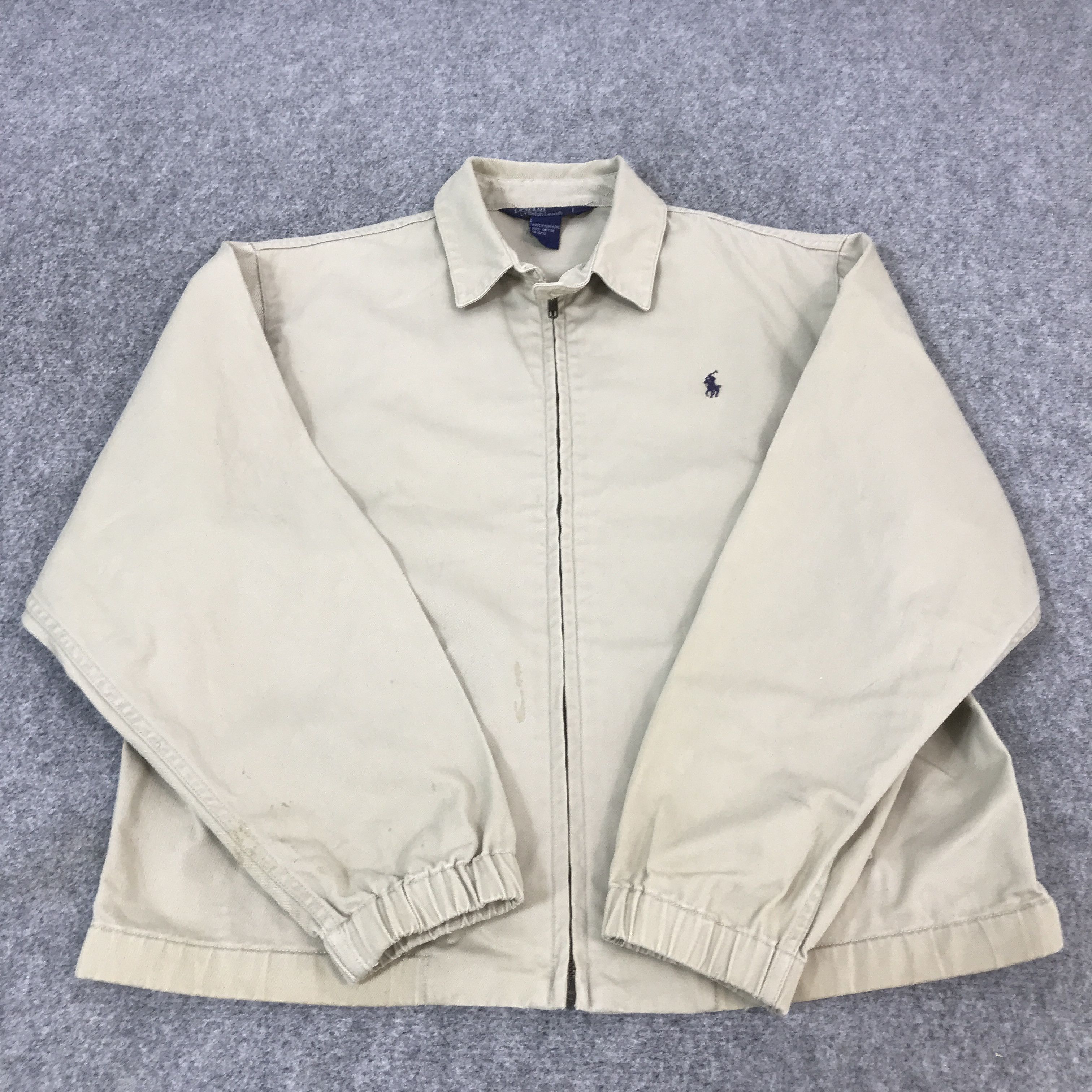 Polo Ralph Lauren POLO RALPH LAUREN KHAKI ZIPPER JACKET Size US L / EU 52-54 / 3 - 8 Thumbnail
