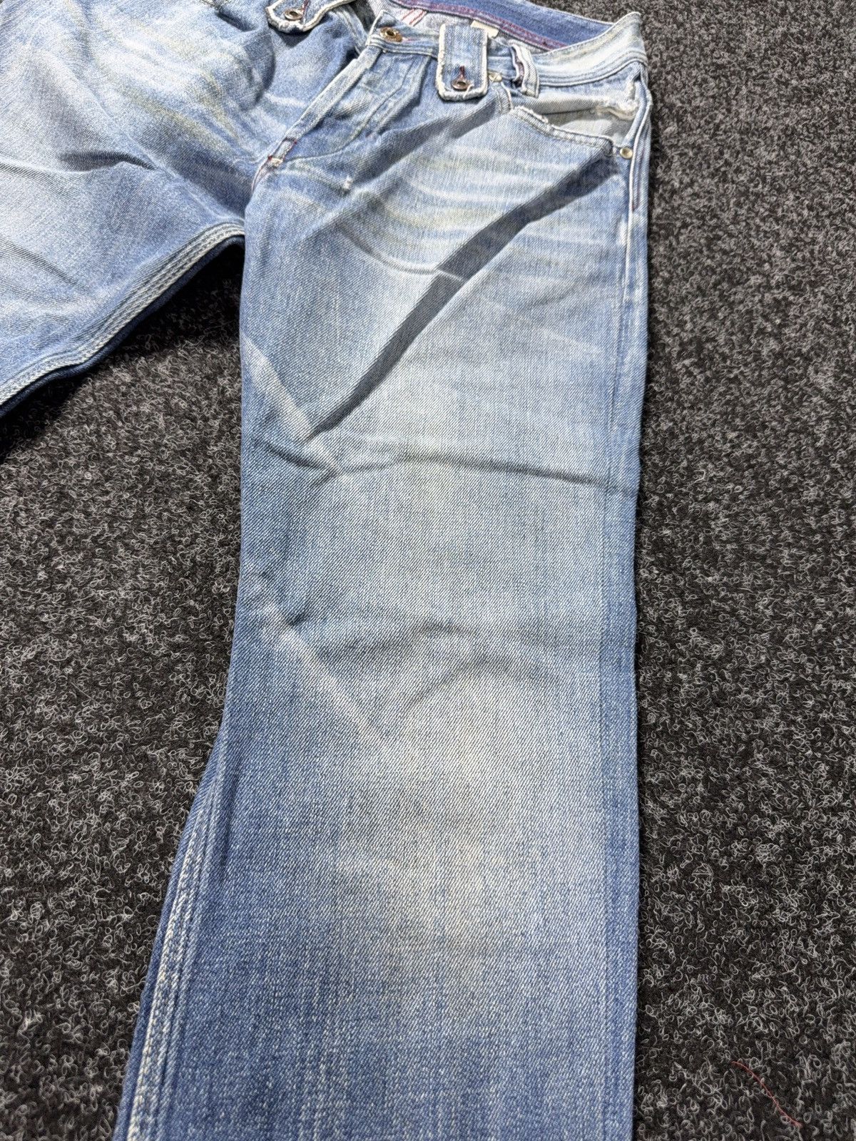 Diesel 00s Diesel Vntg Dirty Distressed Opium Punk Rock Y2K Jeans Size US 28 / EU 44 - 6 Thumbnail