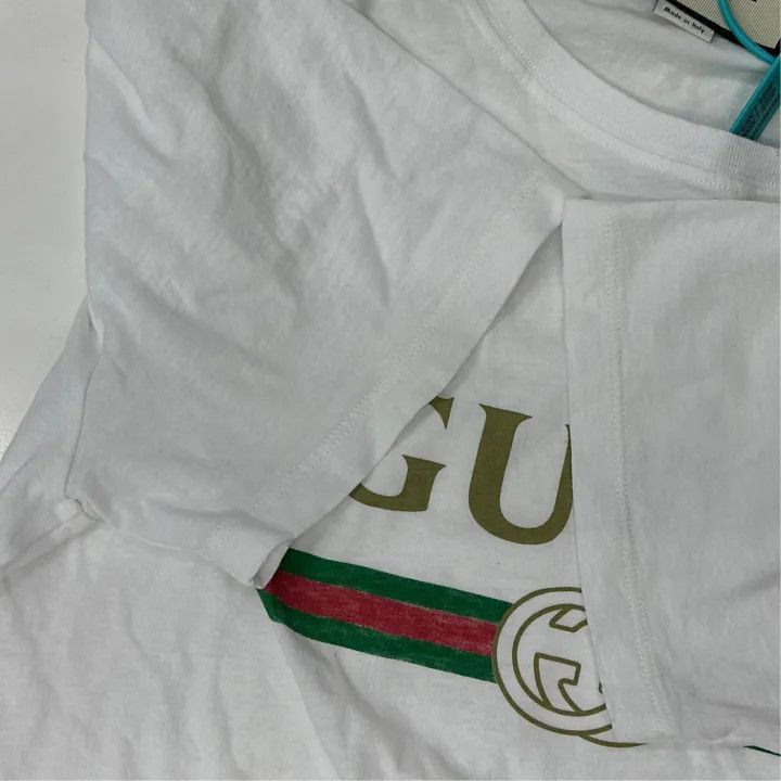 Gucci Gucci Gucci Vintage Logo Short Sleeve T-Shirt -2506 Size US L / EU 52-54 / 3 - 4 Thumbnail