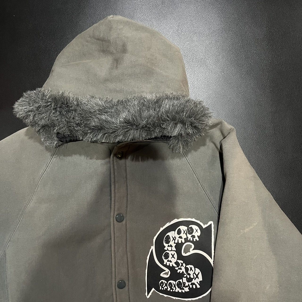 If Six Was Nine × Le Grande Bleu (L.G.B.) Seven Three R x Medallion Skulls S logo Fur Jacket Hooded Size US M / EU 48-50 / 2 - 6 Thumbnail