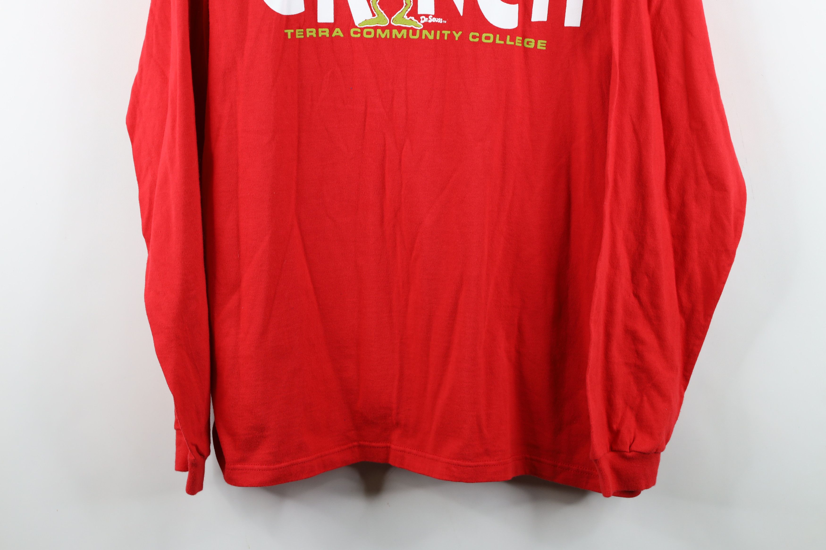 Vintage Vintage Y2K Dr Seuss Christmas Grinch Long Sleeve T-Shirt Size US L / EU 52-54 / 3 - 3 Thumbnail