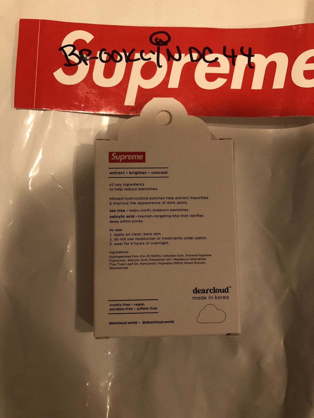 Supreme Supreme Dearcloud Blemish Patches Size ONE SIZE - 4 Thumbnail