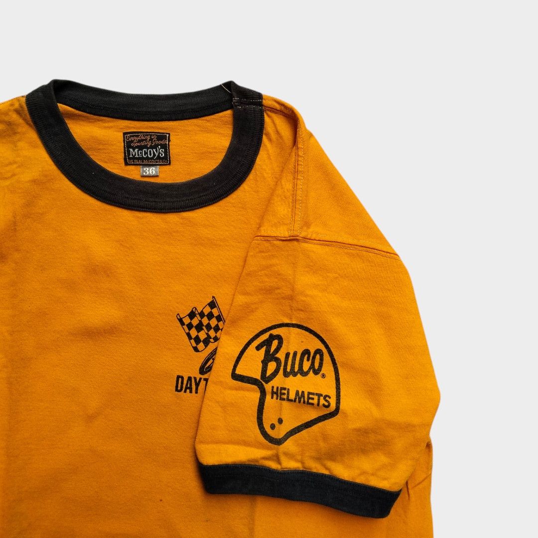 The Real McCoy's Buco "Daytona beach" Ringer tee Size US S / EU 44-46 / 1 - 3 Thumbnail