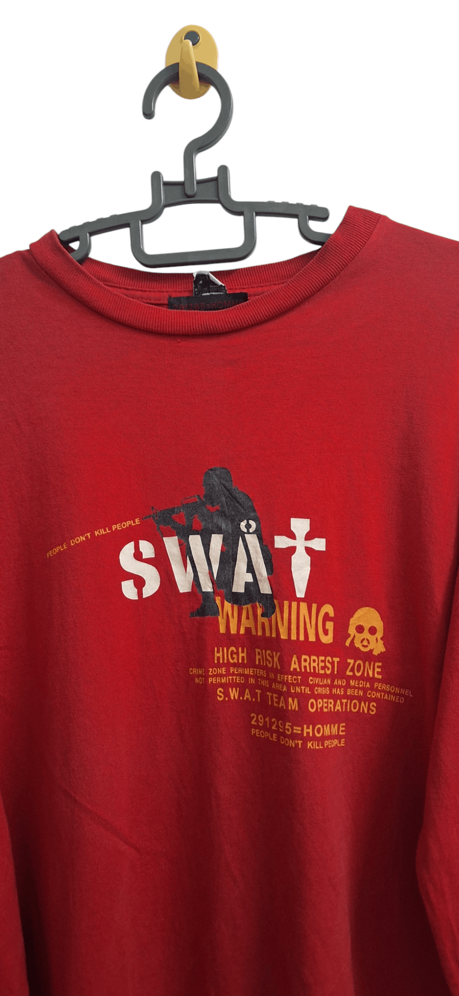 20471120 291295 Homme SWAT Warning People Dont Kill People Longsleeve Size US L / EU 52-54 / 3 - 2 Thumbnail