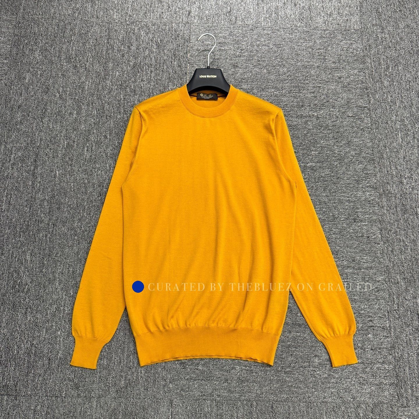 Loro Piana Yellow Long Sleeve Knit Sweater Size US M / EU 48-50 / 2 - 1 Thumbnail