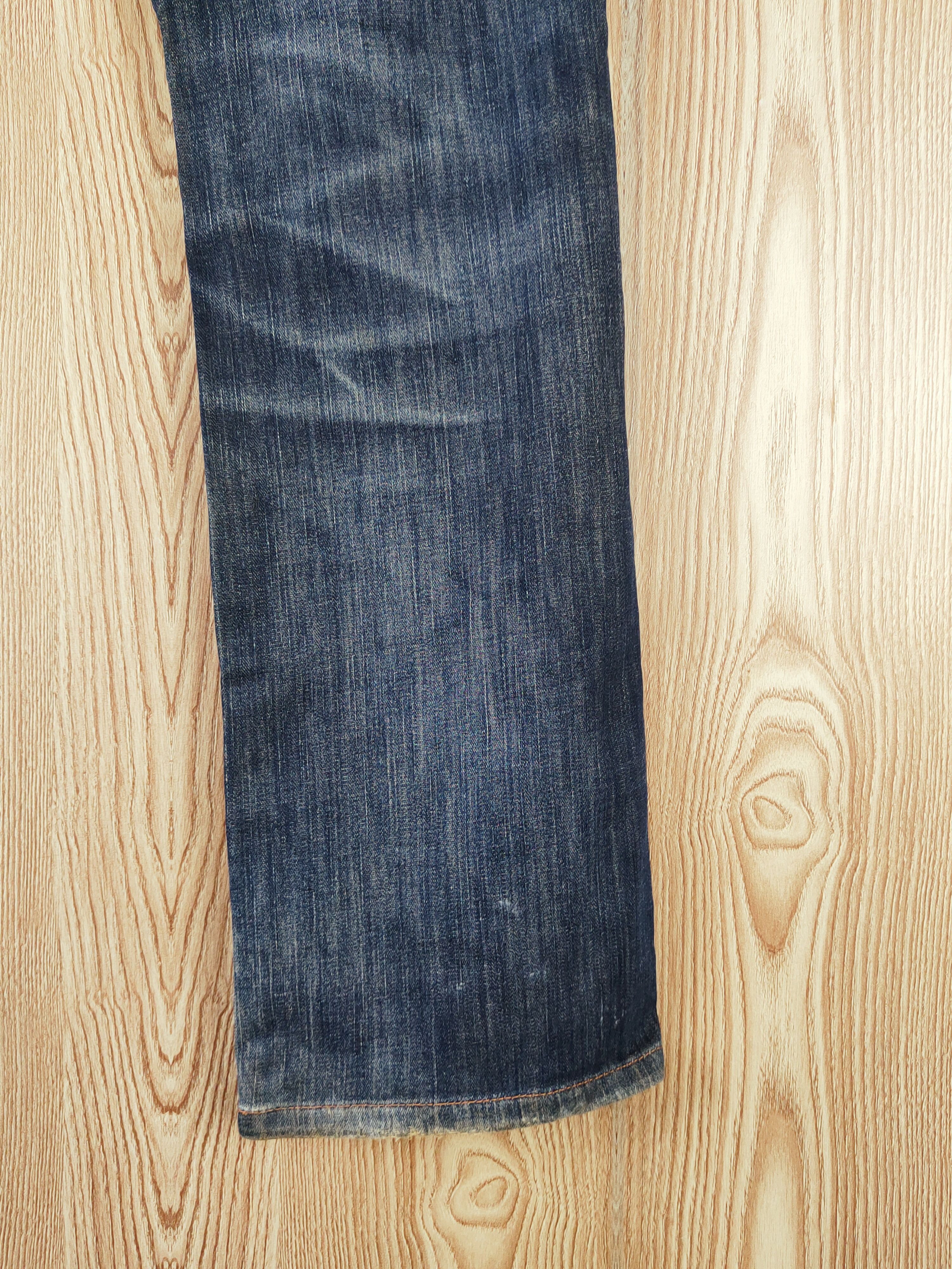 Edwin Edwin Dark Blue Distressed Ripped Jeans #W534 Size US 32 / EU 48 - 12 Thumbnail