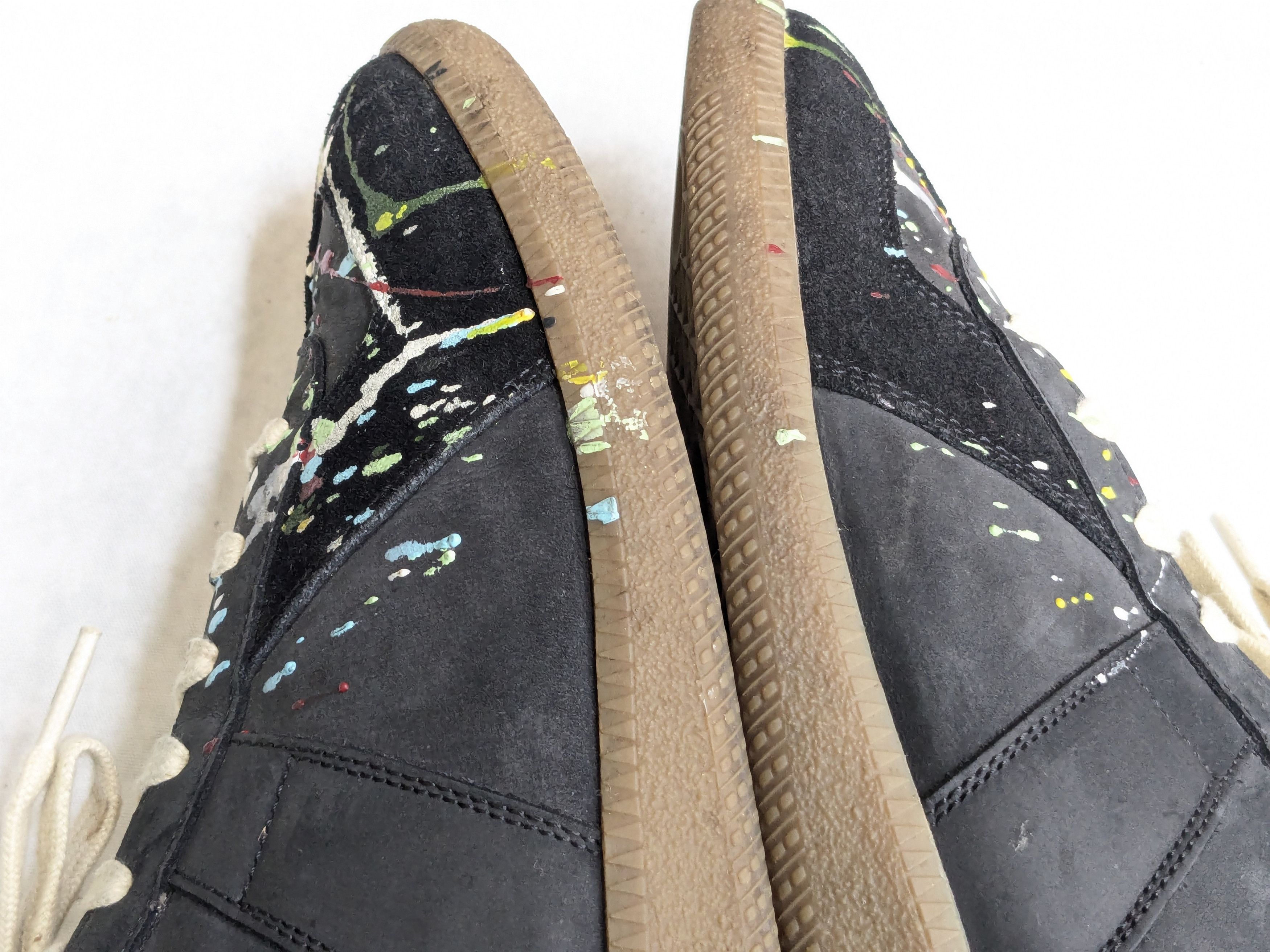 Maison Margiela Maison Margiela Replica GAT Paint Splatter Black 9 42 Low Size US 9 / EU 42 - 11 Thumbnail
