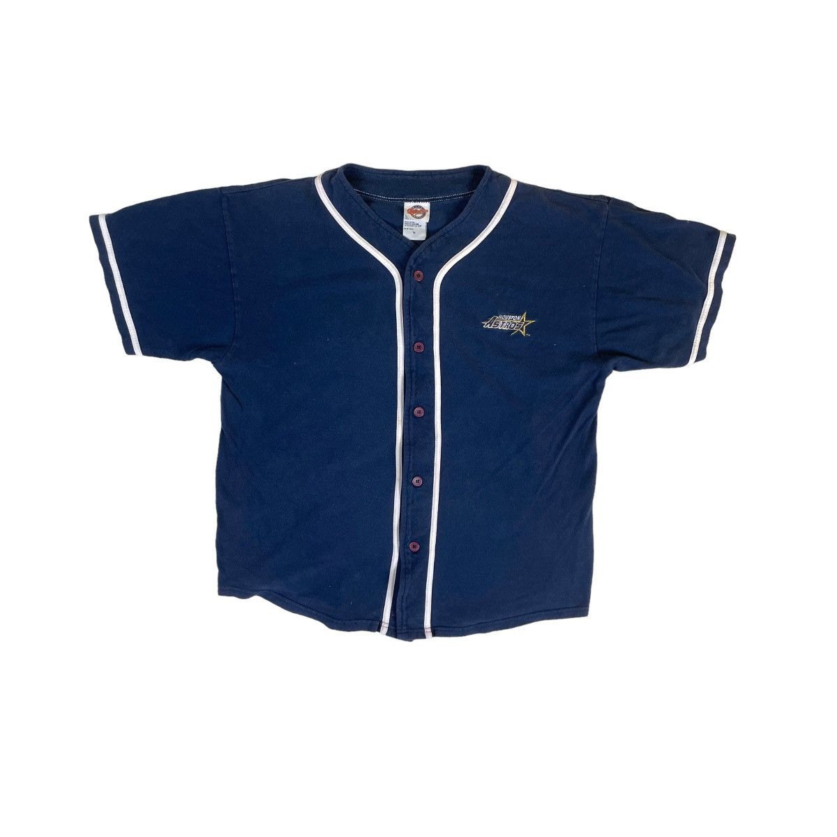 MLB 🔥LAST PRICE🔥 Vintage 90 Houston Astros Button Up Jersey Size US L / EU 52-54 / 3 - 1 Thumbnail