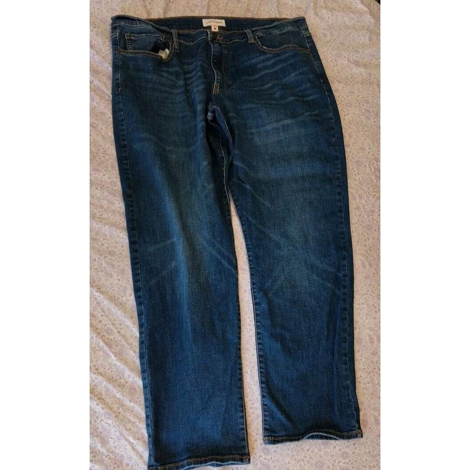 Lucky Brand Lucky Brand Jeans Mens 38x30 Relaxed Straight Leg Button Fly Size US 38 / EU 54 - 2 Thumbnail