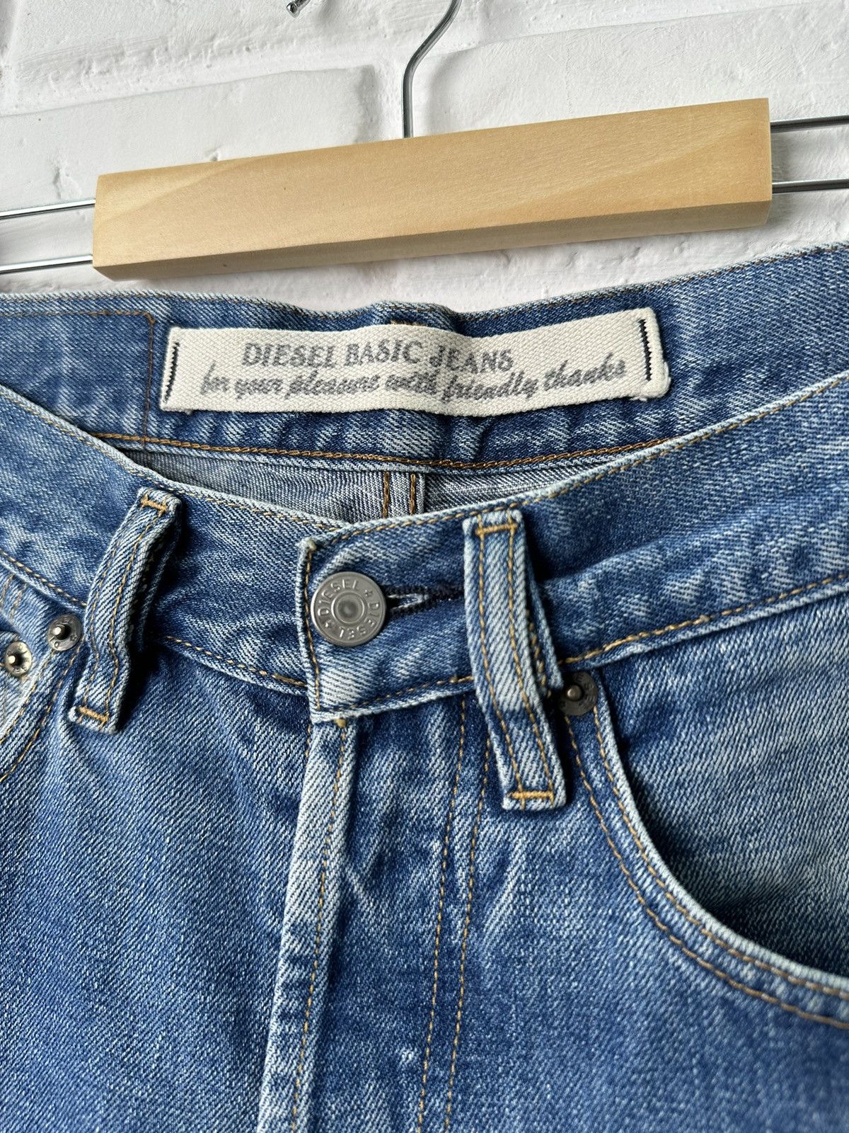 Diesel Y2K DIESEL Cheyenne Carpenter High Waist Denim Pants Size US 29 - 5 Thumbnail
