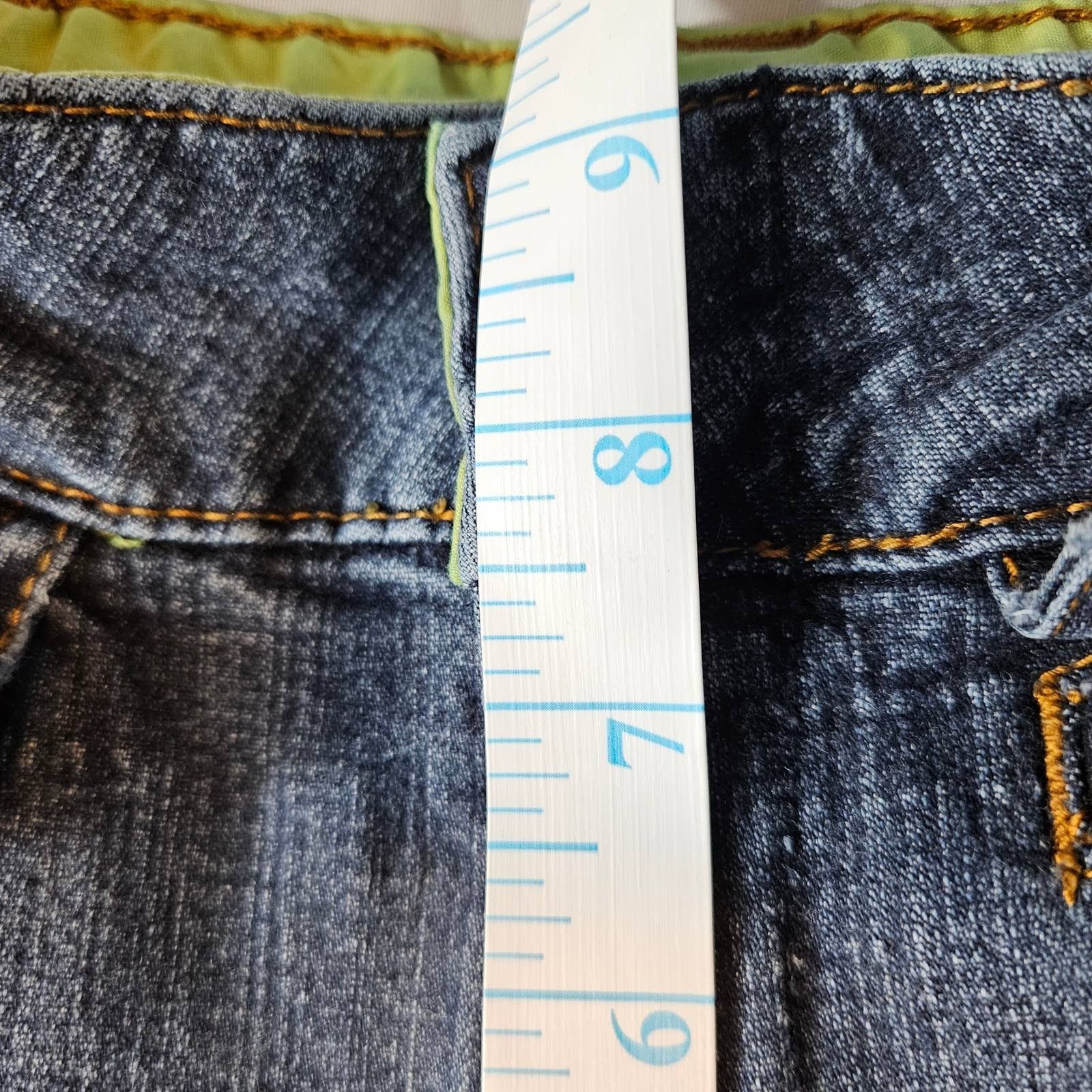 Other VTG Mixit Cropped Jeans Sz. 10 Reg x 21 Dark Wash Denim Size 32" / US 10 / IT 46 - 8 Thumbnail