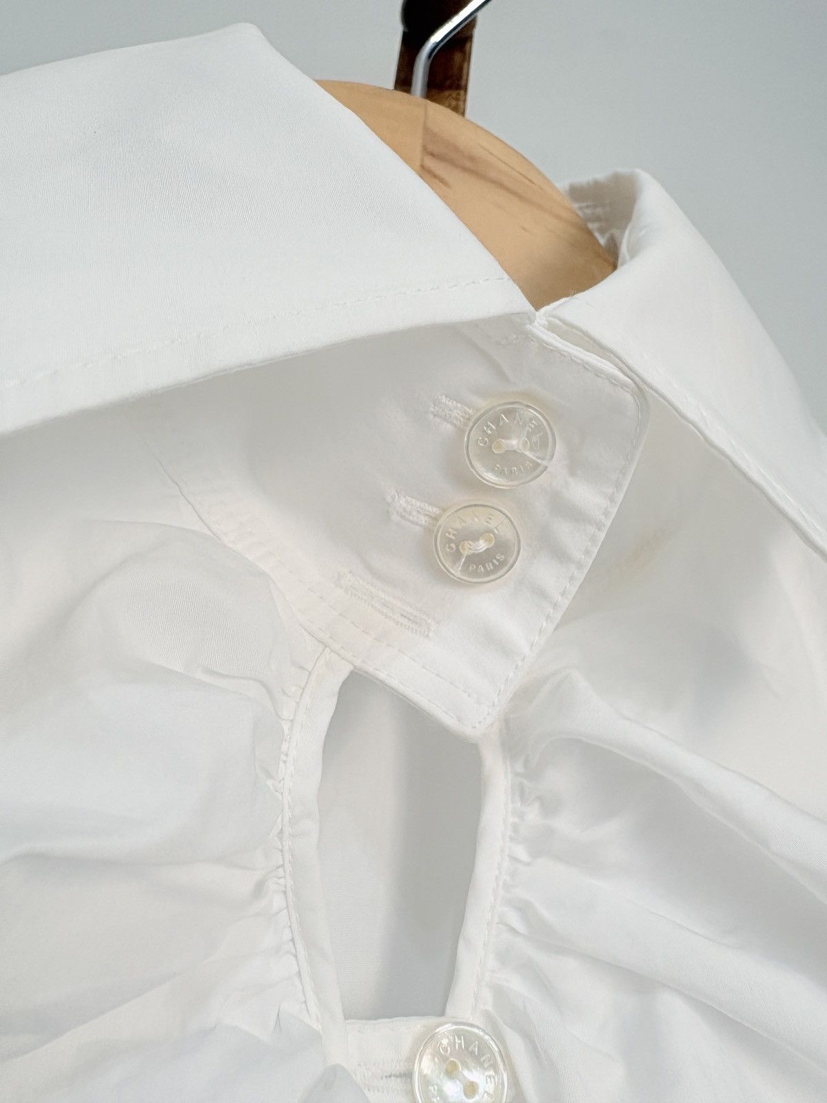 Chanel Chanel Ruffle Long-sleeved Blouse Size M / US 6-8 / IT 42-44 - 10 Thumbnail