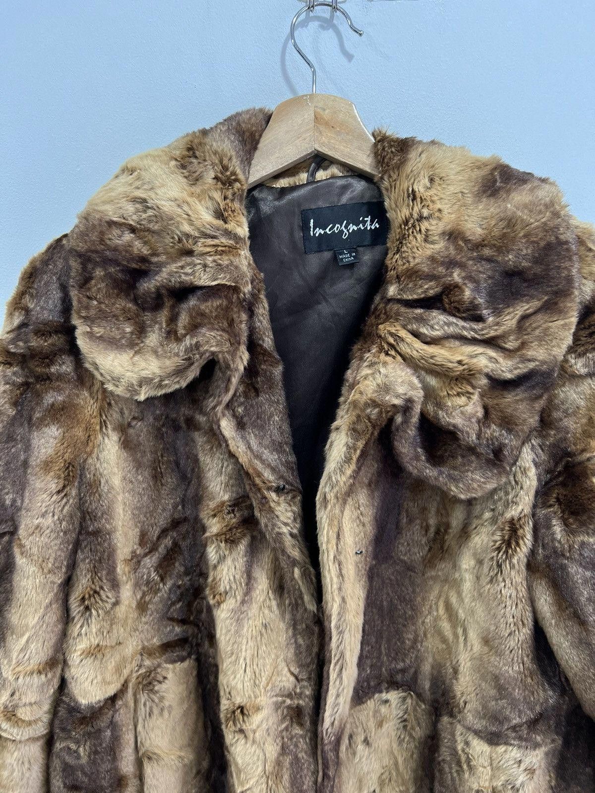 Vintage Vintage Womens Fur Coat Jacket Brown incognita Size L / US 10 / IT 46 - 4 Thumbnail