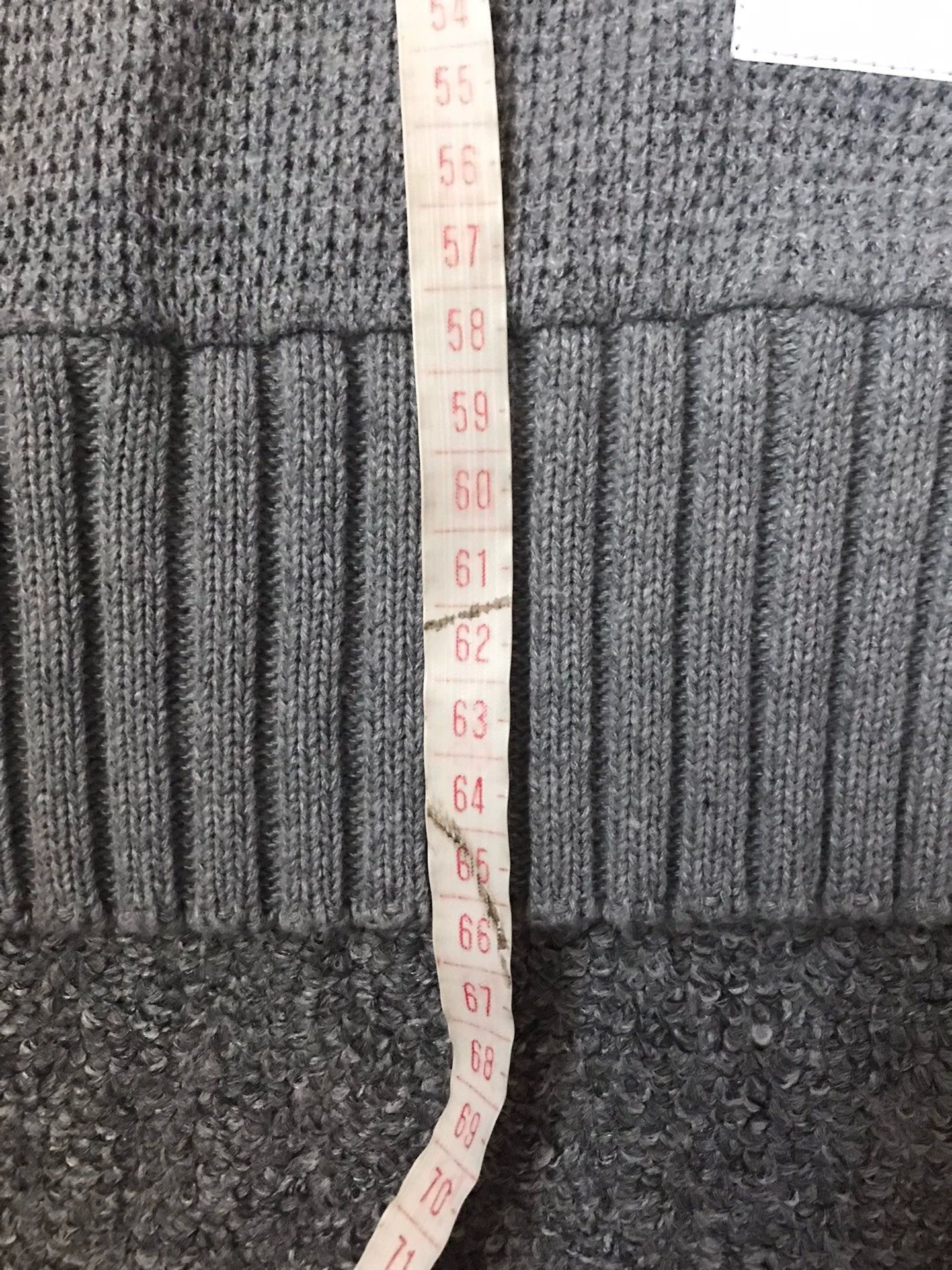 Thom Browne TB V-neck Gray White Cotton Unisex Cuffed Size3 New Size US L / EU 52-54 / 3 - 9 Thumbnail