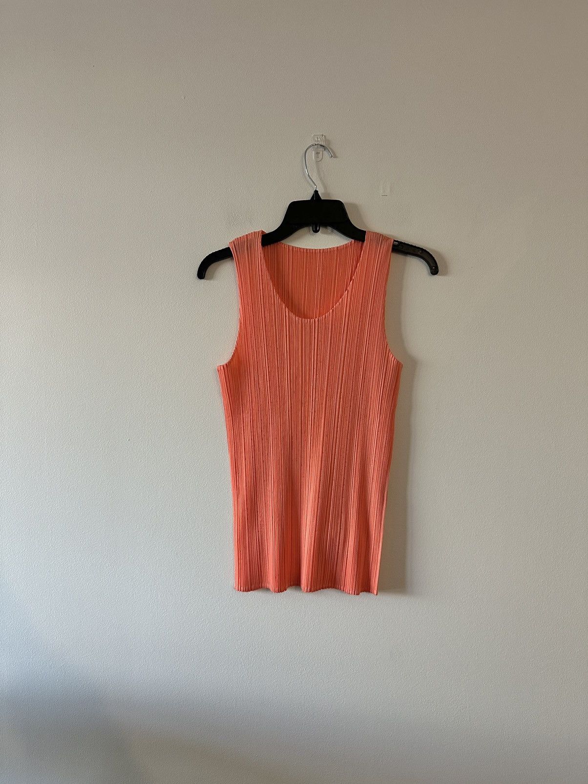 Pleats Please Issey Miyake Issey Miyake Pleats Please Sleeveless Coral Peach Pink Size ONE SIZE - 1 Thumbnail