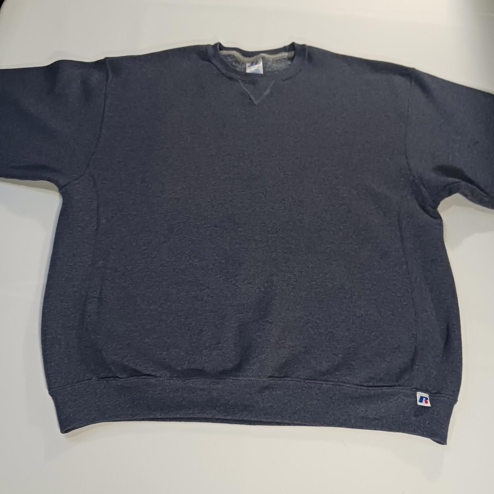 Russell Athletic Russell Athletic Men's Cotton Bluish Gray Sweatshirt XL Size US XL / EU 56 / 4 - 9 Thumbnail