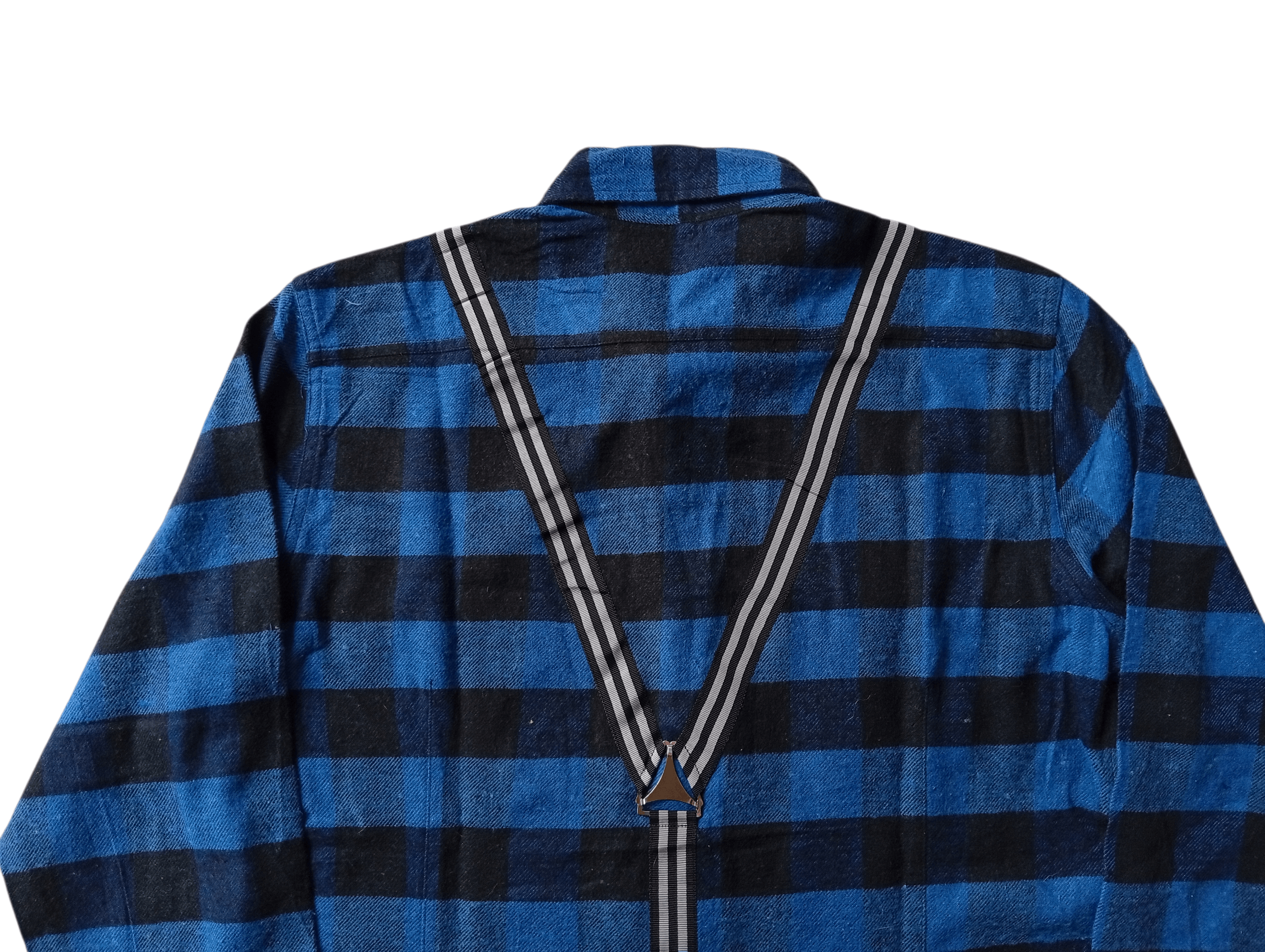 Jun Takahashi Jun Red suspended gimmick flanel shirt Size US L / EU 52-54 / 3 - 5 Thumbnail