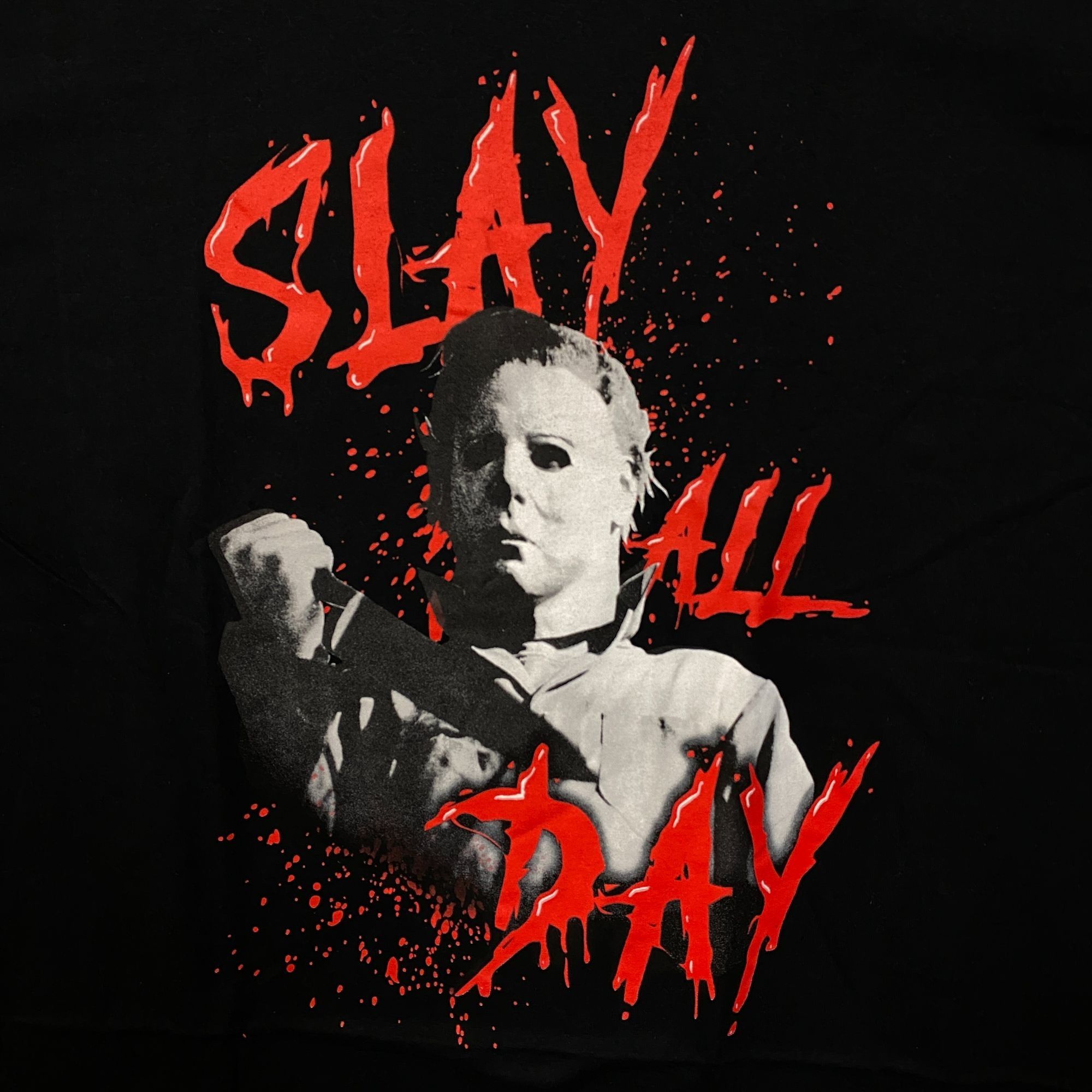 Other Michael Myers Slay All Day Horror Tshirt size XL Size US XL / EU 56 / 4 - 2 Thumbnail