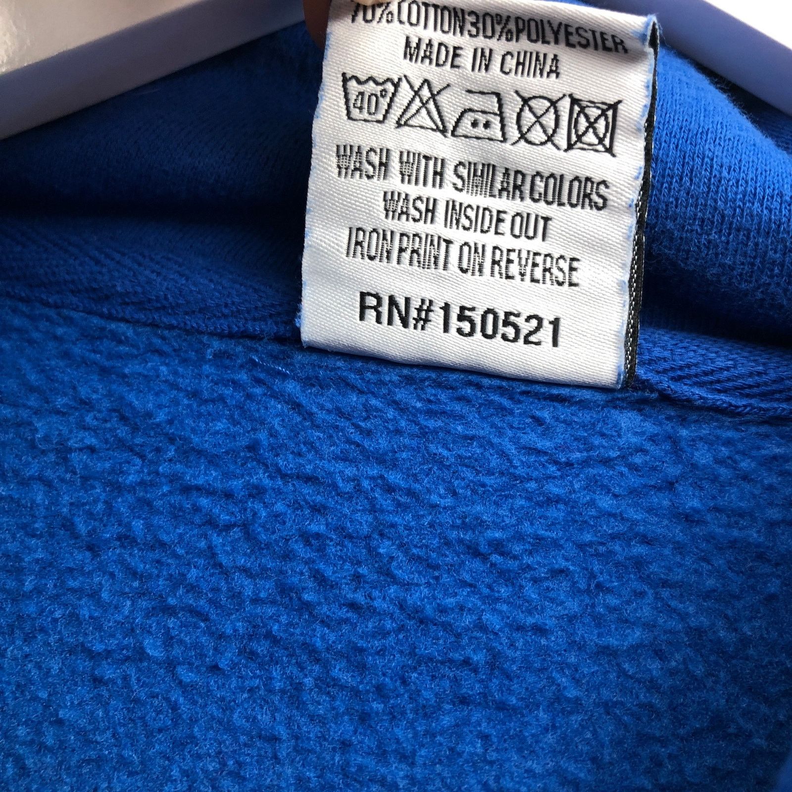 Alltimers Alltimers Sweatshirt Hoodie Men's Medium M Long Sleeve Blue Size US M / EU 48-50 / 2 - 5 Thumbnail