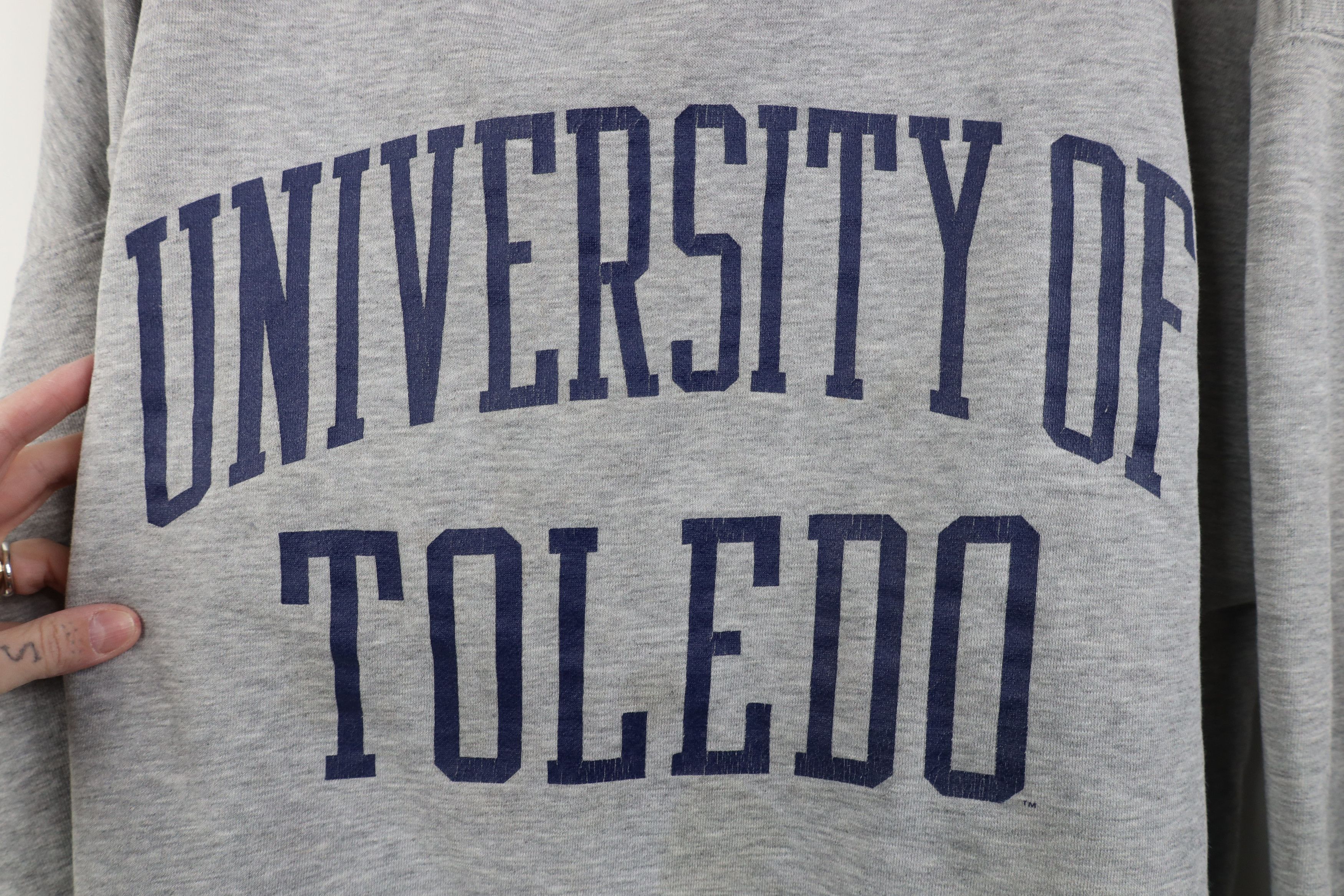 Vintage Vintage 90s Spell University of Toledo Crewneck Sweatshirt Size US XL / EU 56 / 4 - 4 Thumbnail