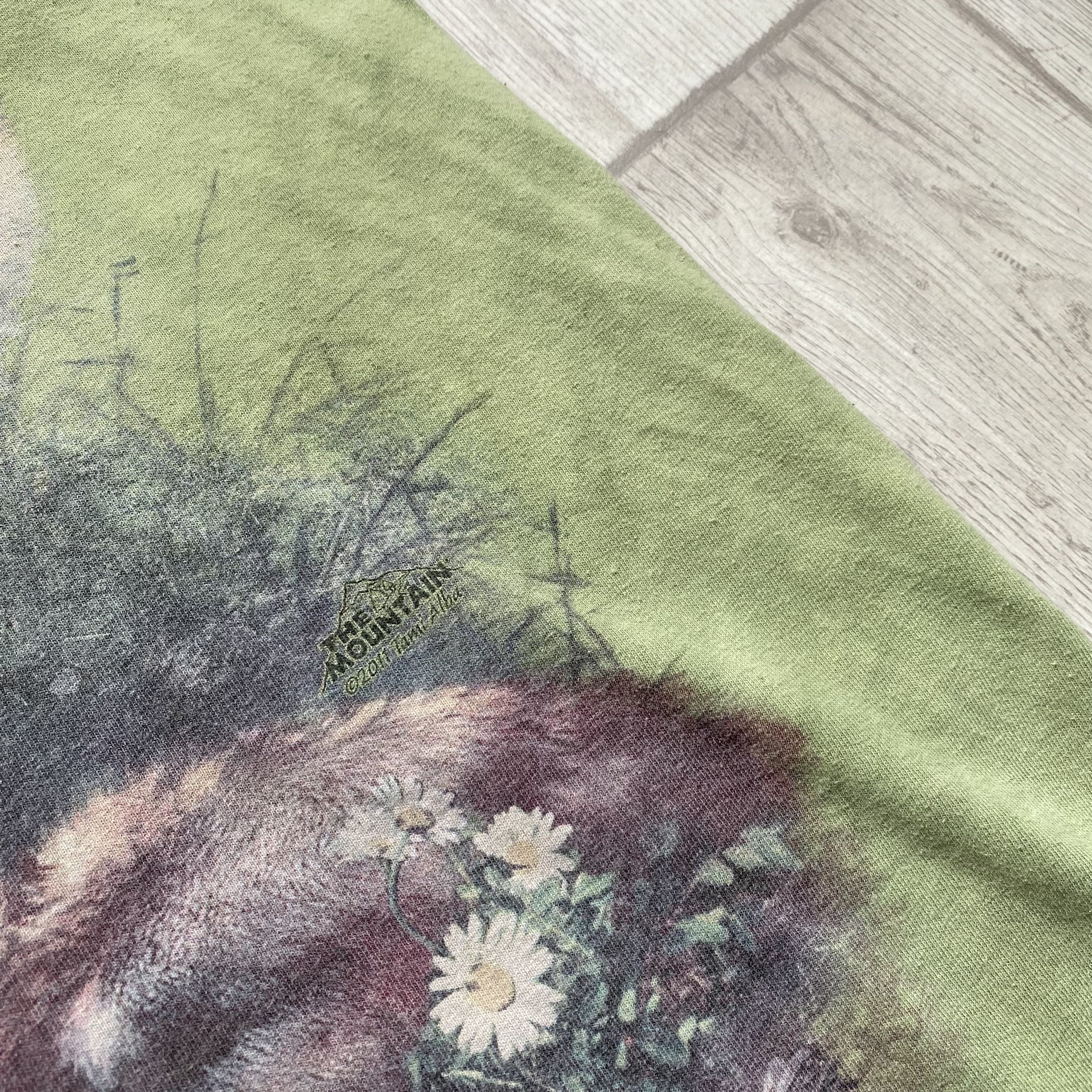 The Mountain 🦊 Vintage Mountain USA Animal FOX Logo tee Wolf Wolves Size US M / EU 48-50 / 2 - 5 Thumbnail