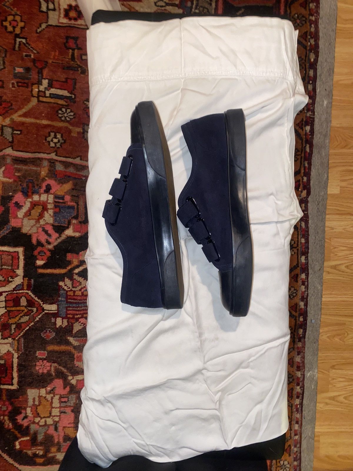 A.P.C. × Japanese Brand A.P.C Navy Suede Leather Shoes Size US 10 / EU 43 - 5 Thumbnail