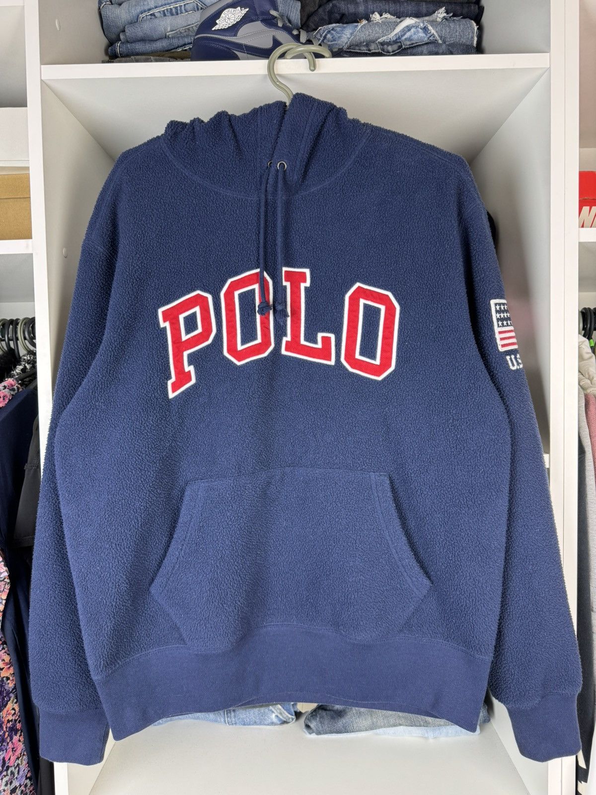 Polo Ralph Lauren Polo Ralph Lauren USA Fleece Hoodie Size US M / EU 48-50 / 2 - 1 Thumbnail