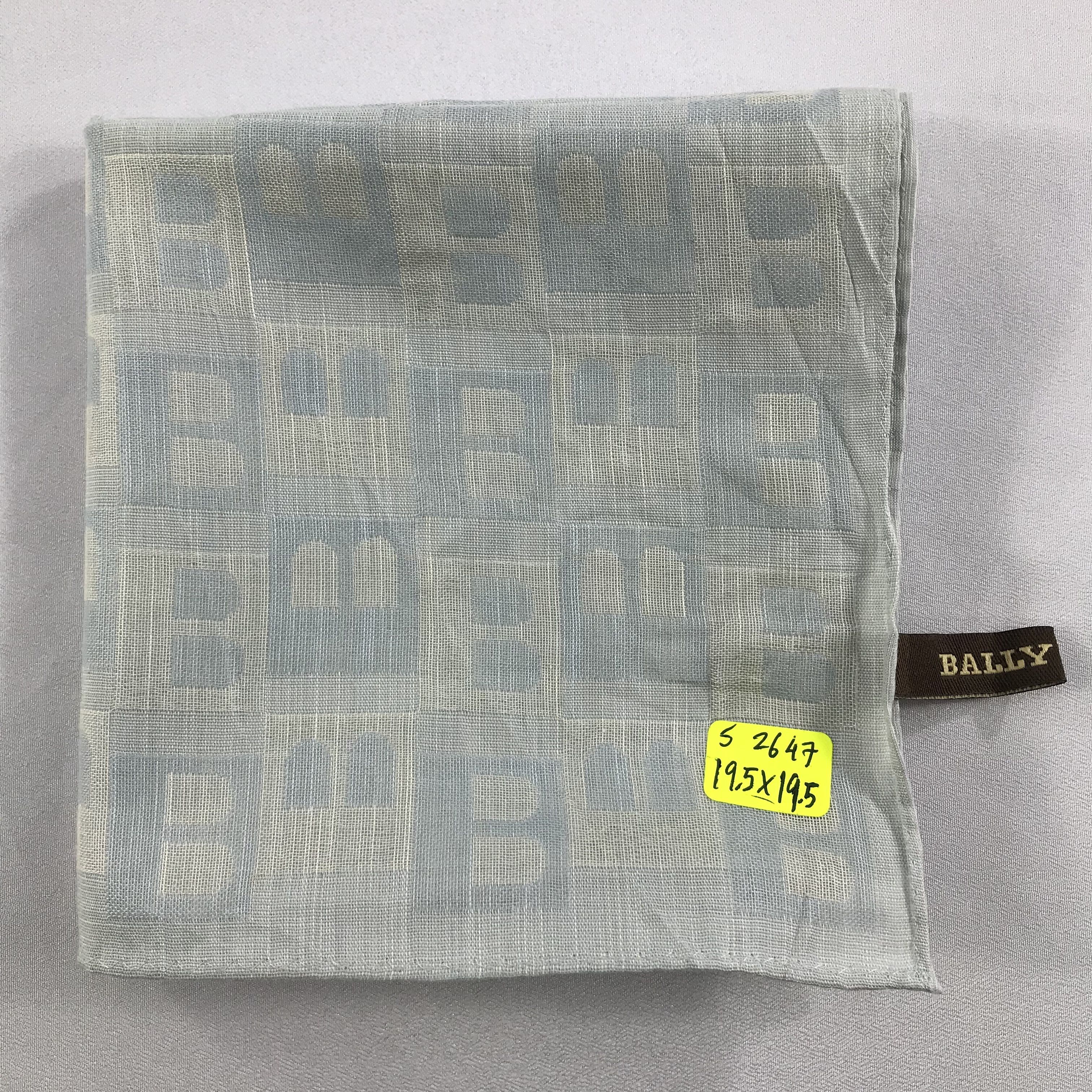 Bally × Vintage Bally Bandana / Handkerchief / Neckerchief - S2647 Size ONE SIZE - 5 Thumbnail