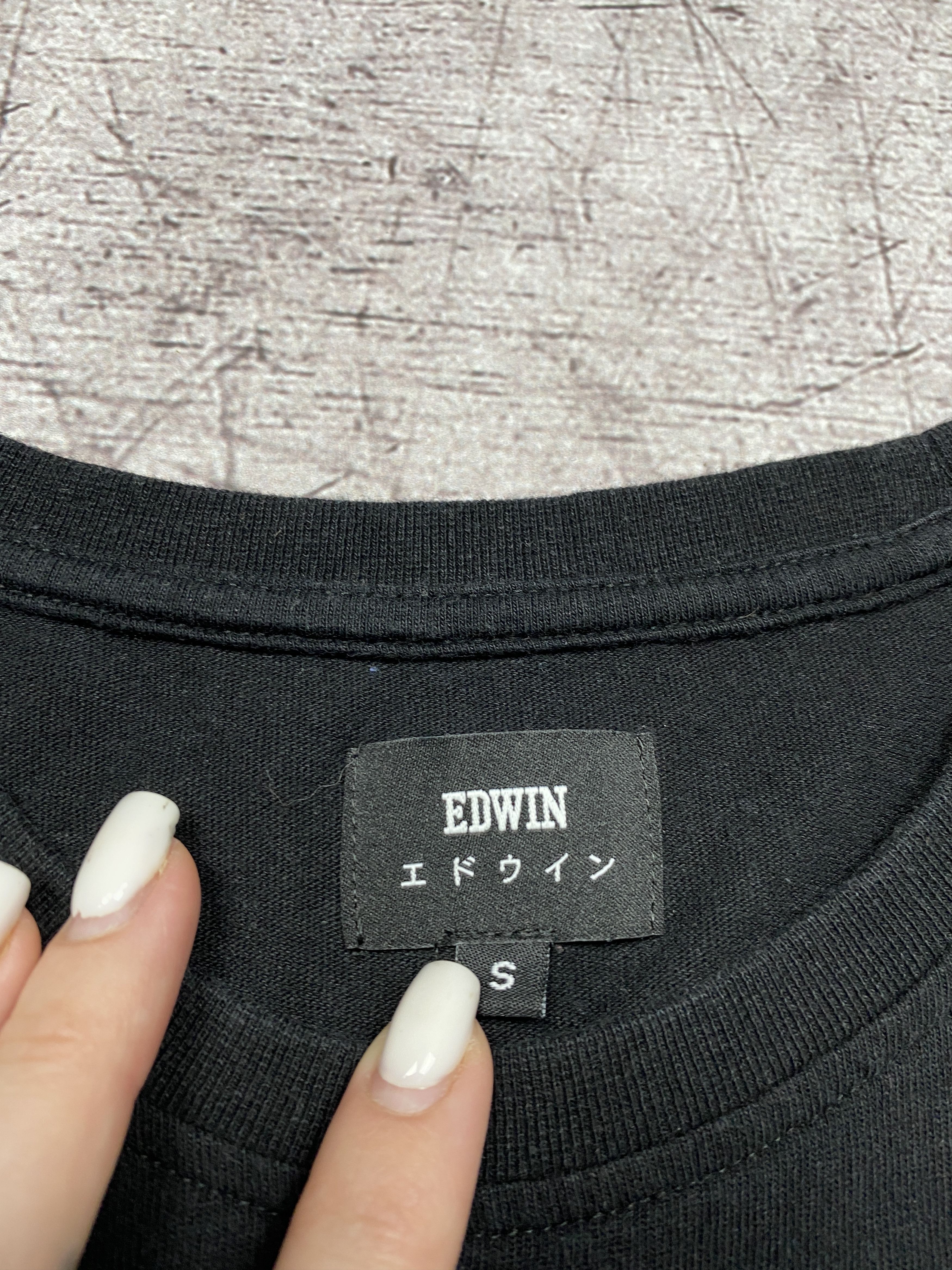 Edwin × Vintage Edwin Vintage Mens Long Sleeve T-Shirt Size US S / EU 44-46 / 1 - 6 Thumbnail