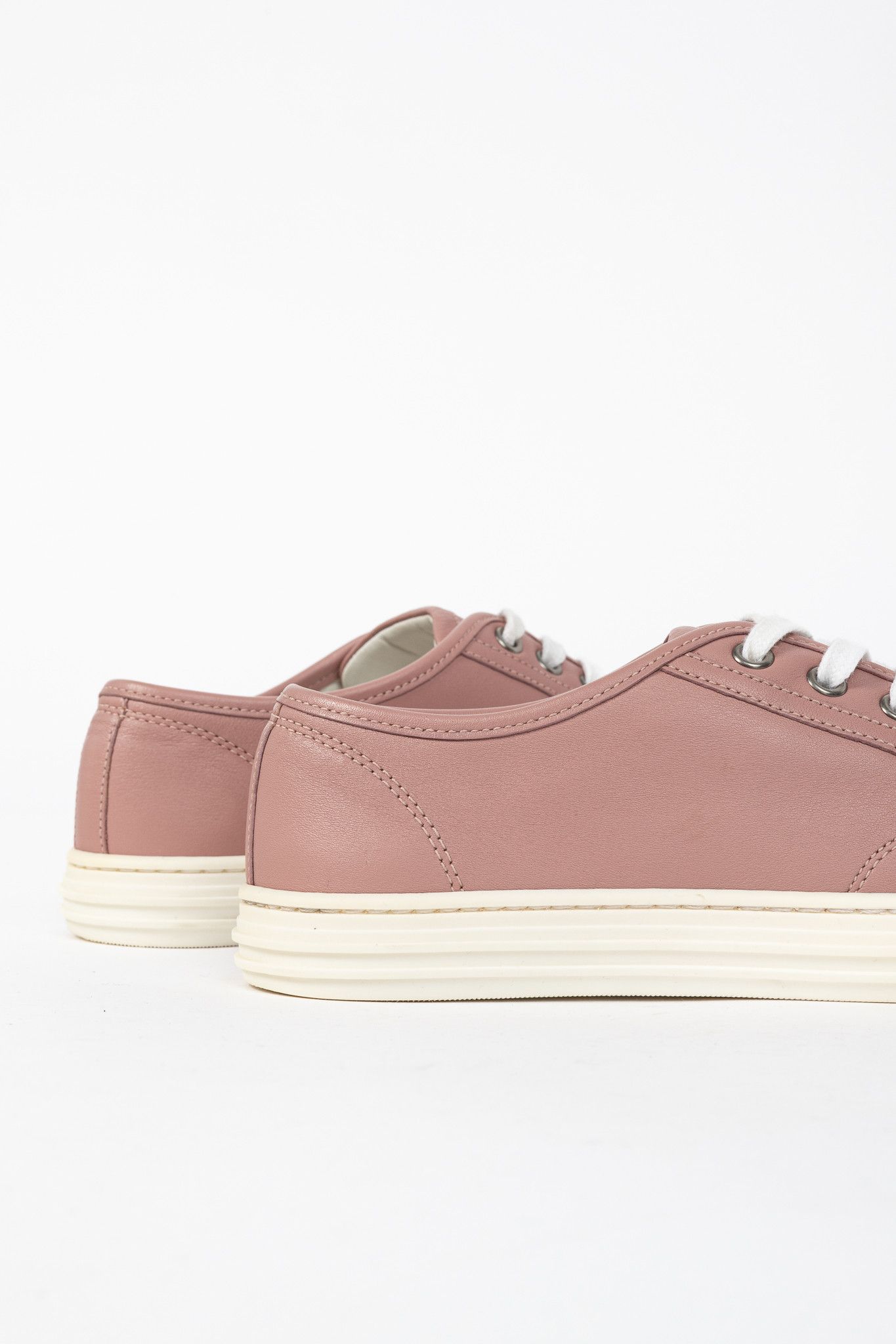 Gucci Gucci Pink Miro Soft Leather Low-Top Sneakers Size US 6.5 / IT 36.5 - 8 Thumbnail