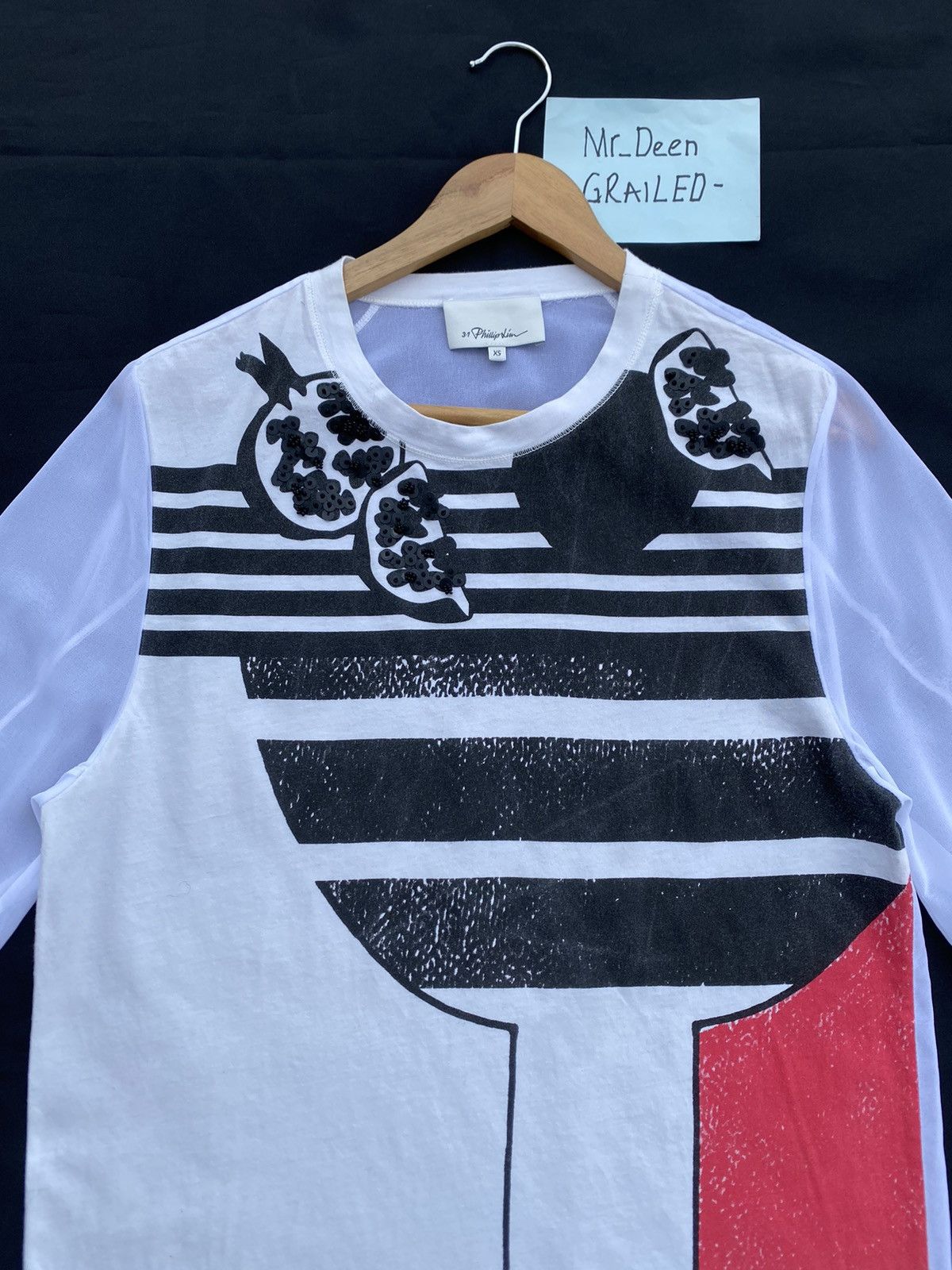 3.1 Phillip Lim Rare Philips Lim Sheer Tshirt Size US M / EU 48-50 / 2 - 7 Thumbnail