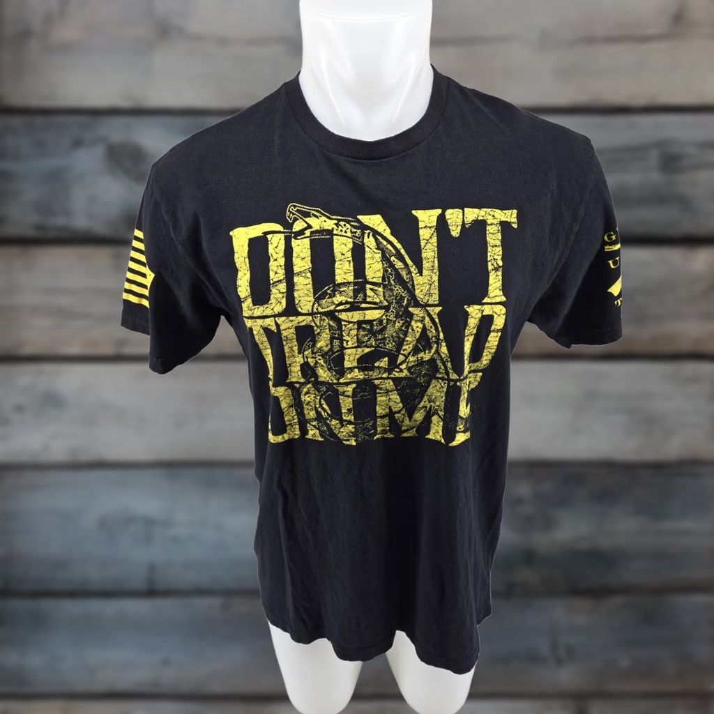 Logo 7 Grunt Style T‑Shirt Men Large Black Don't Tread On Me Logo Short Sleeve Size US L / EU 52-54 / 3 - 1 Thumbnail