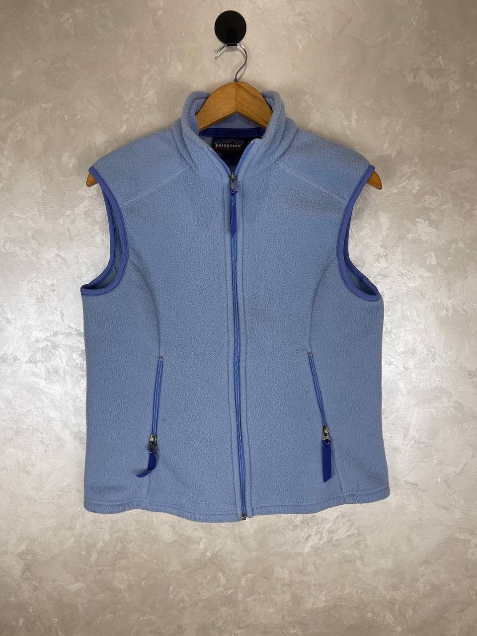 Patagonia Patagonia Synchilla Fleece Vest Polyester Blue Full Zip Size L / US 10 / IT 46 - 1 Thumbnail