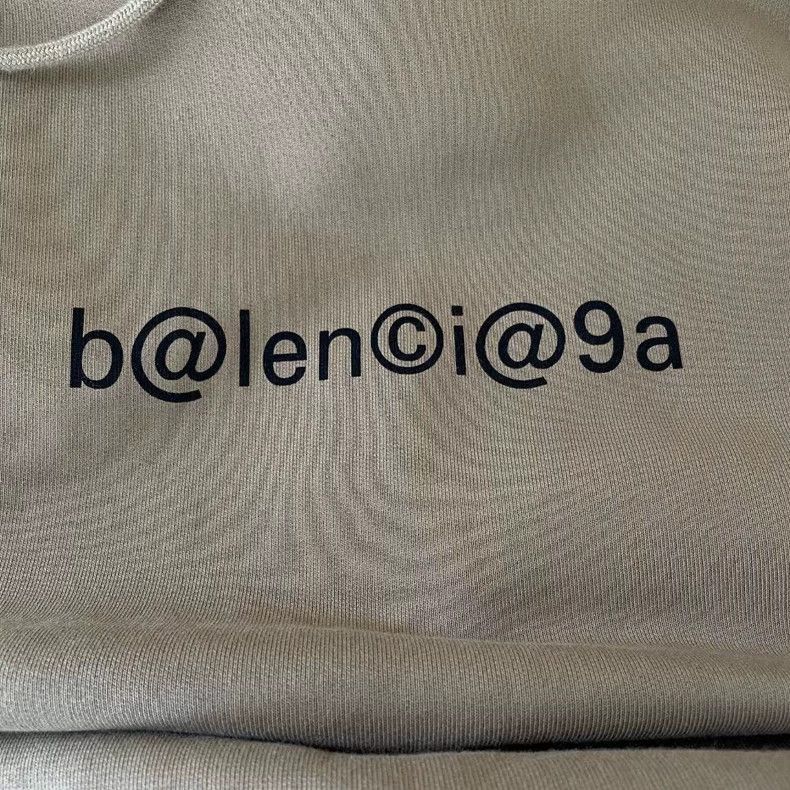 Balenciaga Balenciaga Khaki Email Hoodie Size XS-2505 Size US XS / EU 42 / 0 - 3 Thumbnail