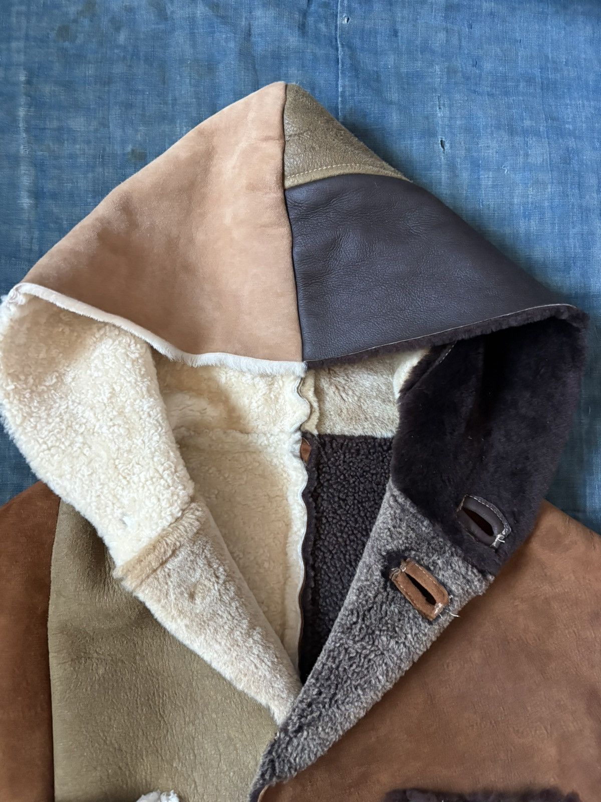 Kapital Kountry Kapital mouton patchwork hoodie Size US S / EU 44-46 / 1 - 4 Thumbnail